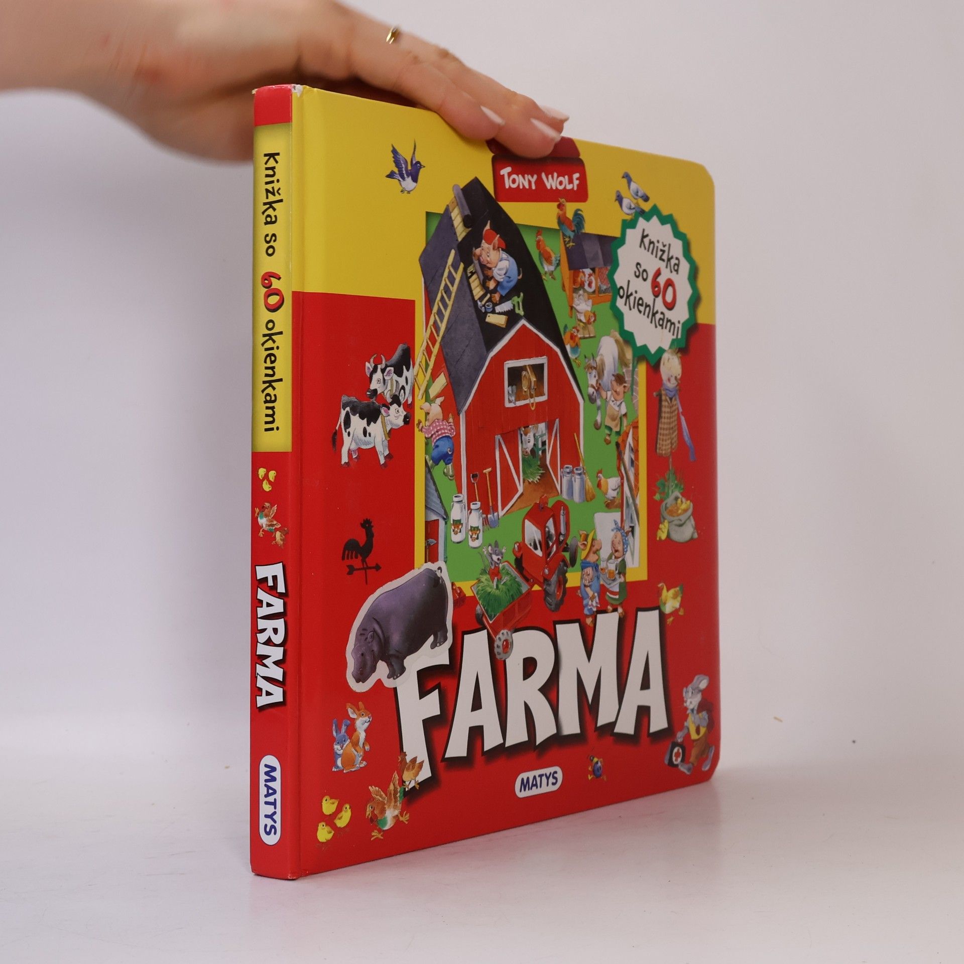 Tony Wolf Farma Knižka so 60 okienkami