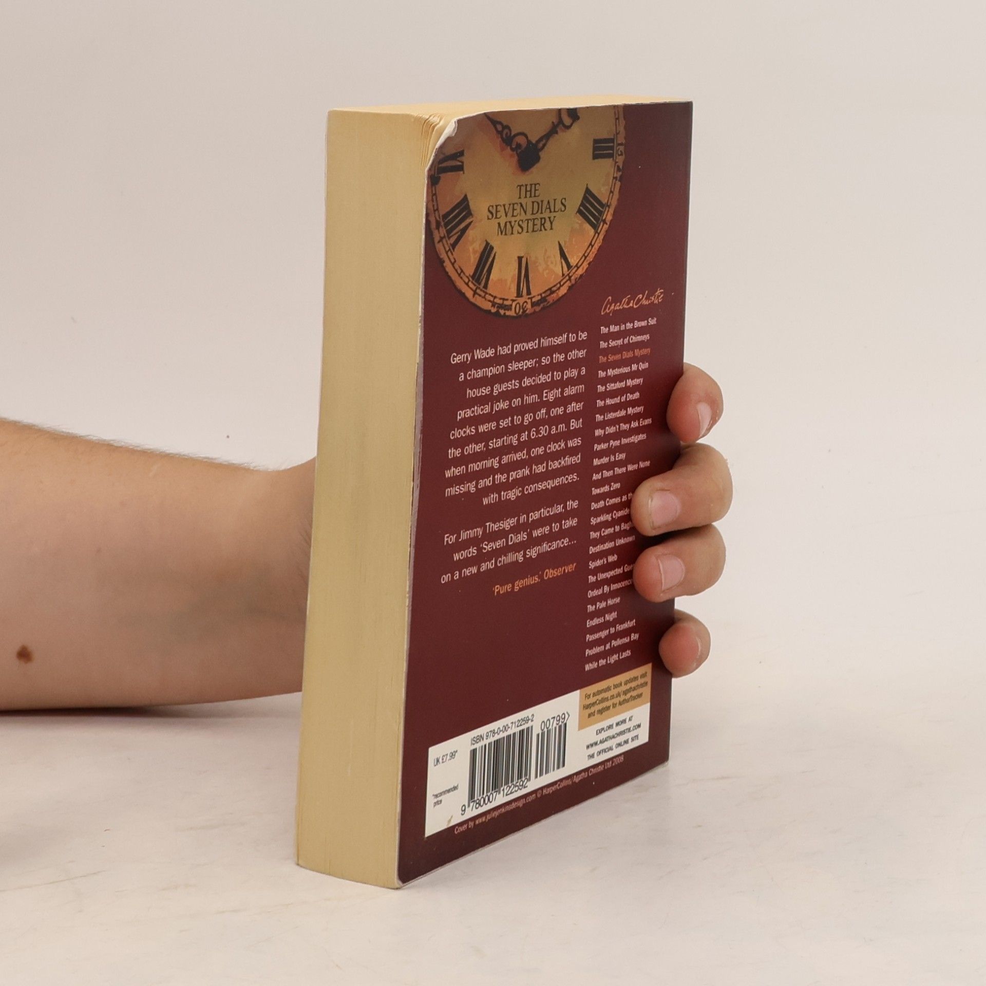Agatha Christie The Seven Dials Mystery. Der letzte Joker, englische Ausgabe