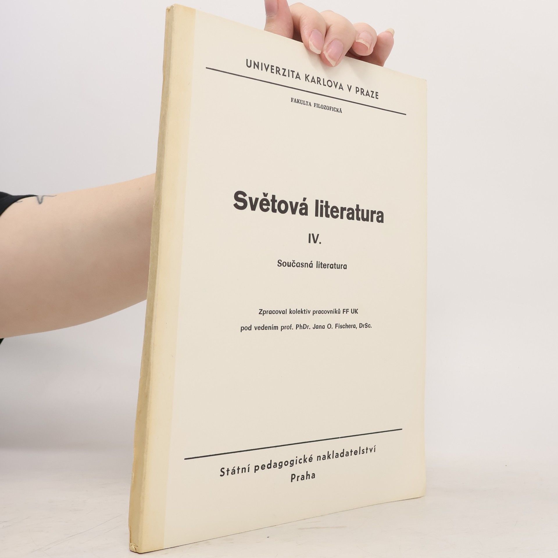 Autorenkollektiv Světová literatura IV.
