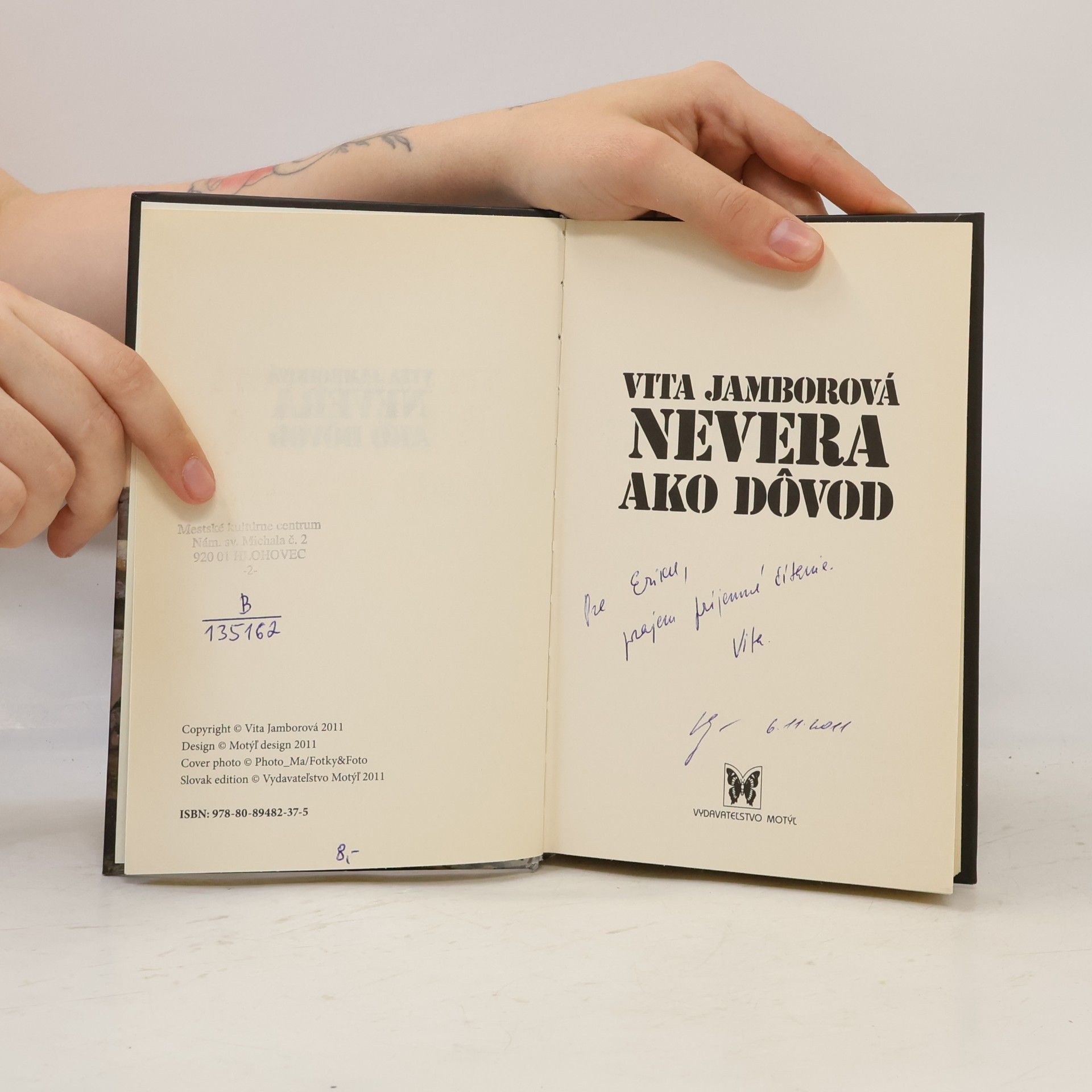 Vita Jamborová Nevera ako dôvod