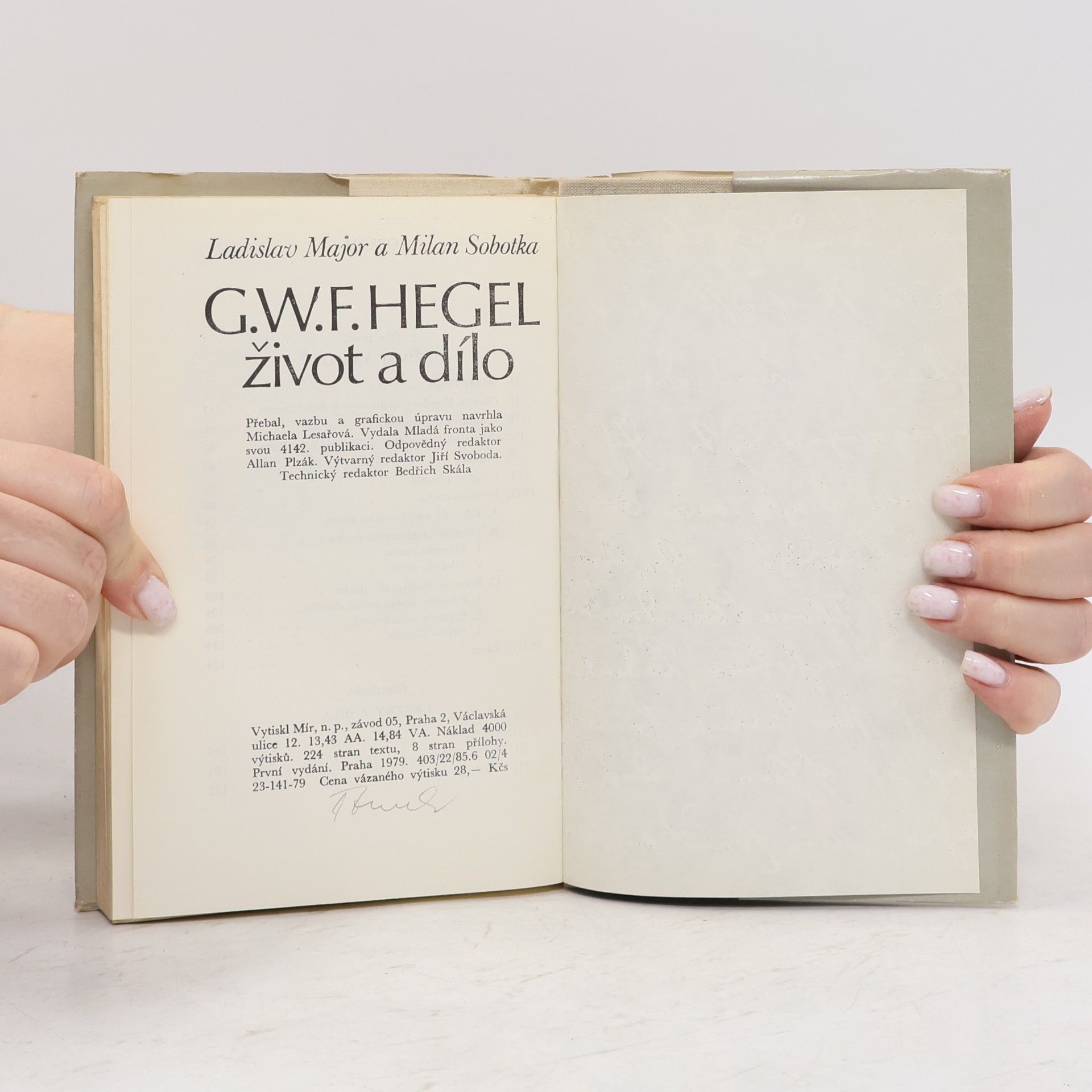 Ladislav Major G. W. F. Hegel. Život a dílo