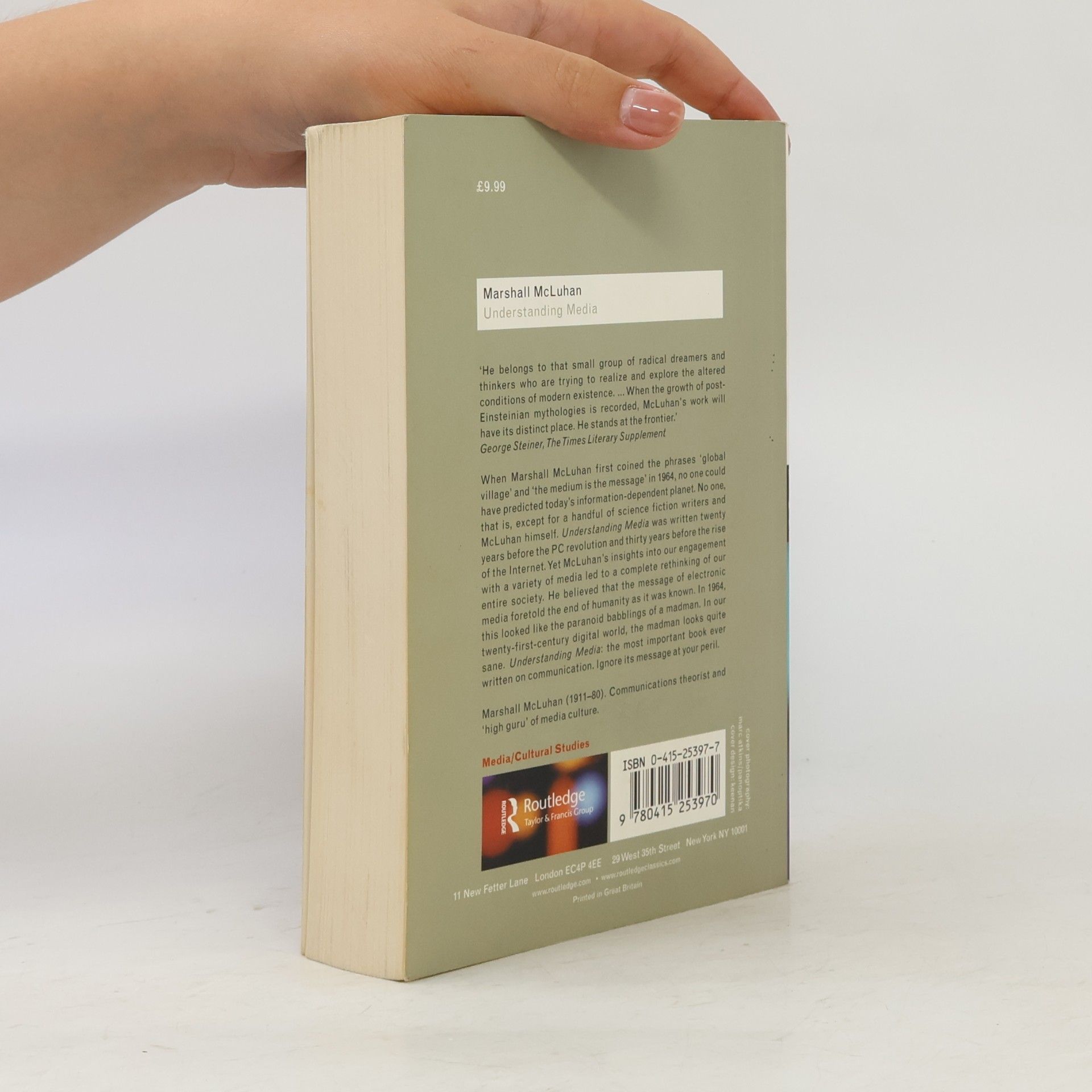 Marshall McLuhan Understanding Media