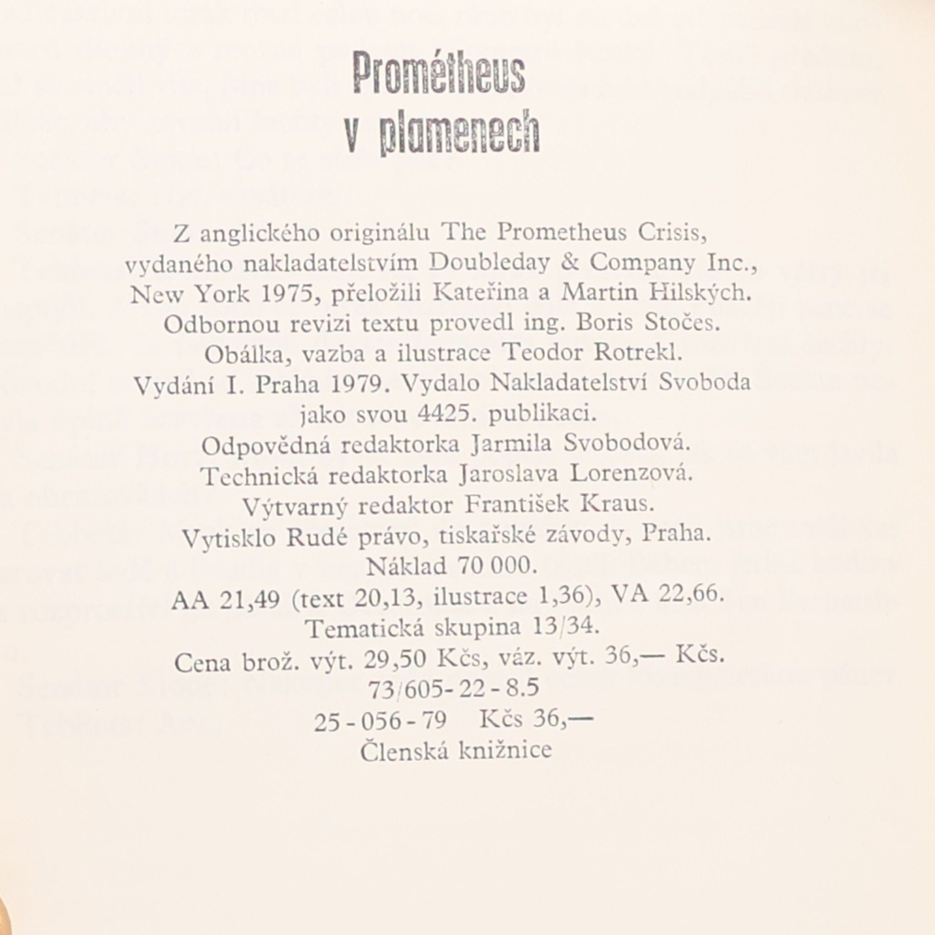 Thomas N. Scortia Prométheus v plamenech