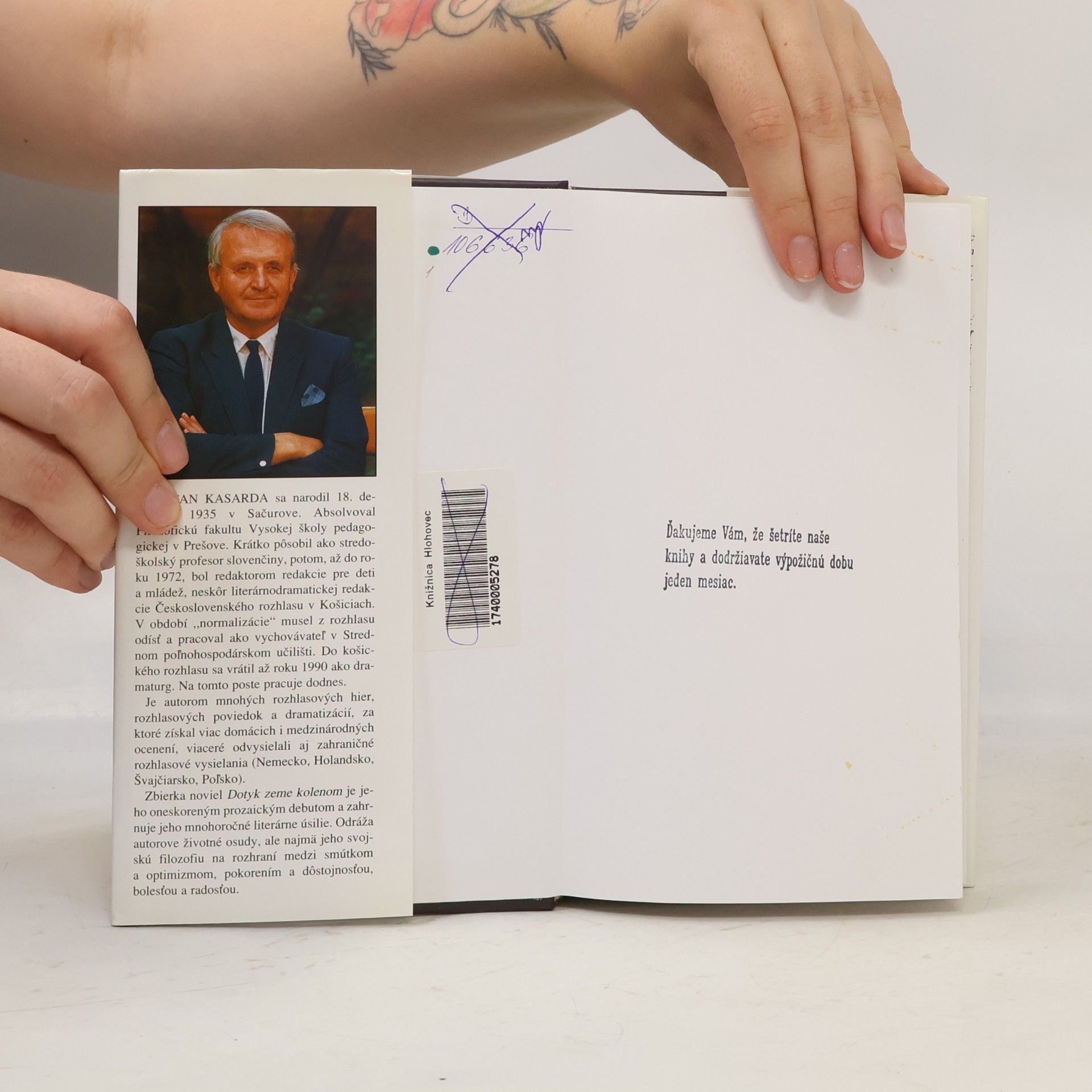 Štefan Kasarda Dotyk zeme kolenom