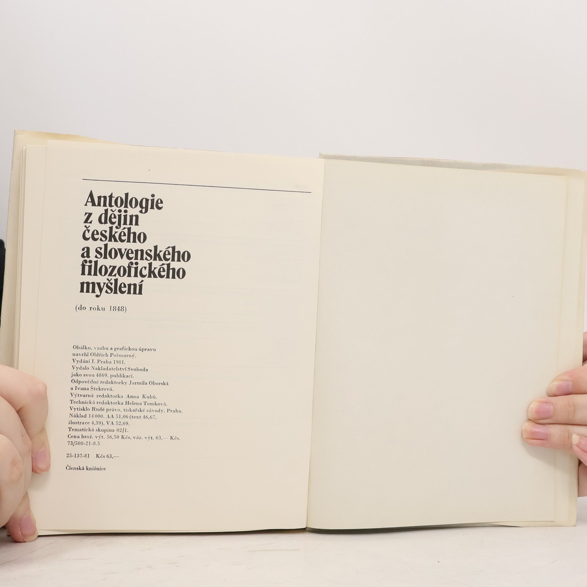Autorenkollektiv Antologie z dějin českého a slovenského filozofického myšlení (do roku 1848)