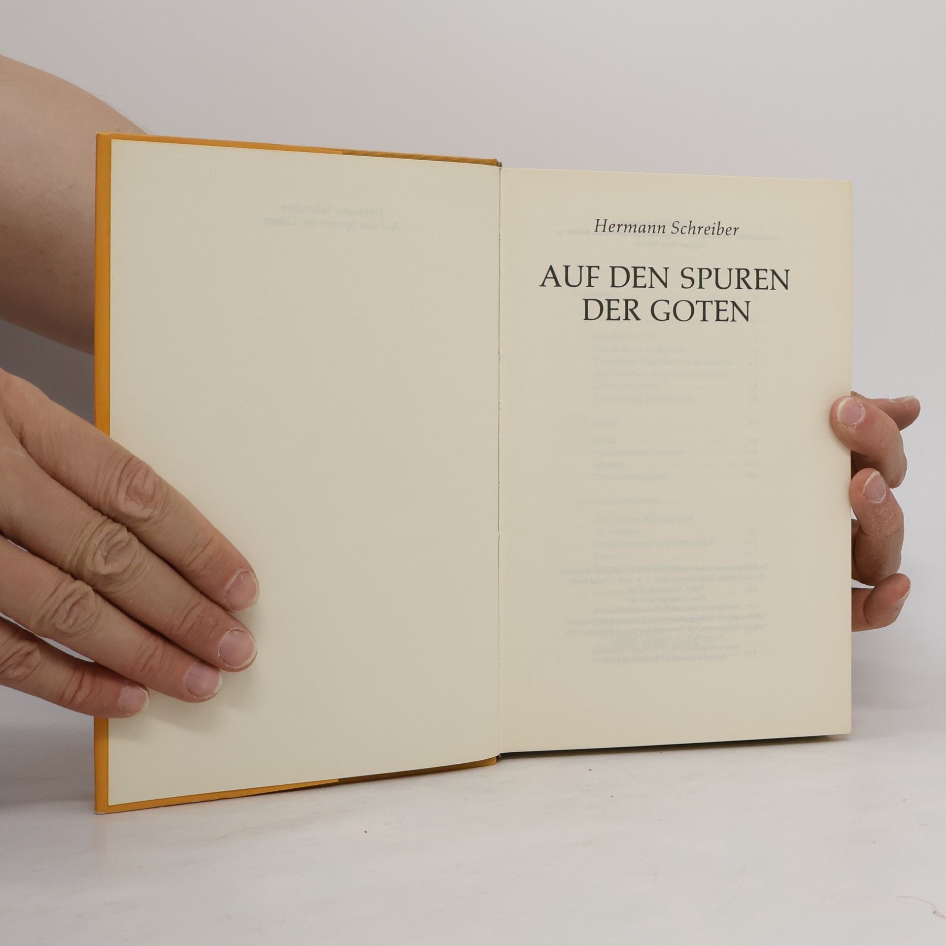 Hermann Schreiber Auf den Spuren der Goten