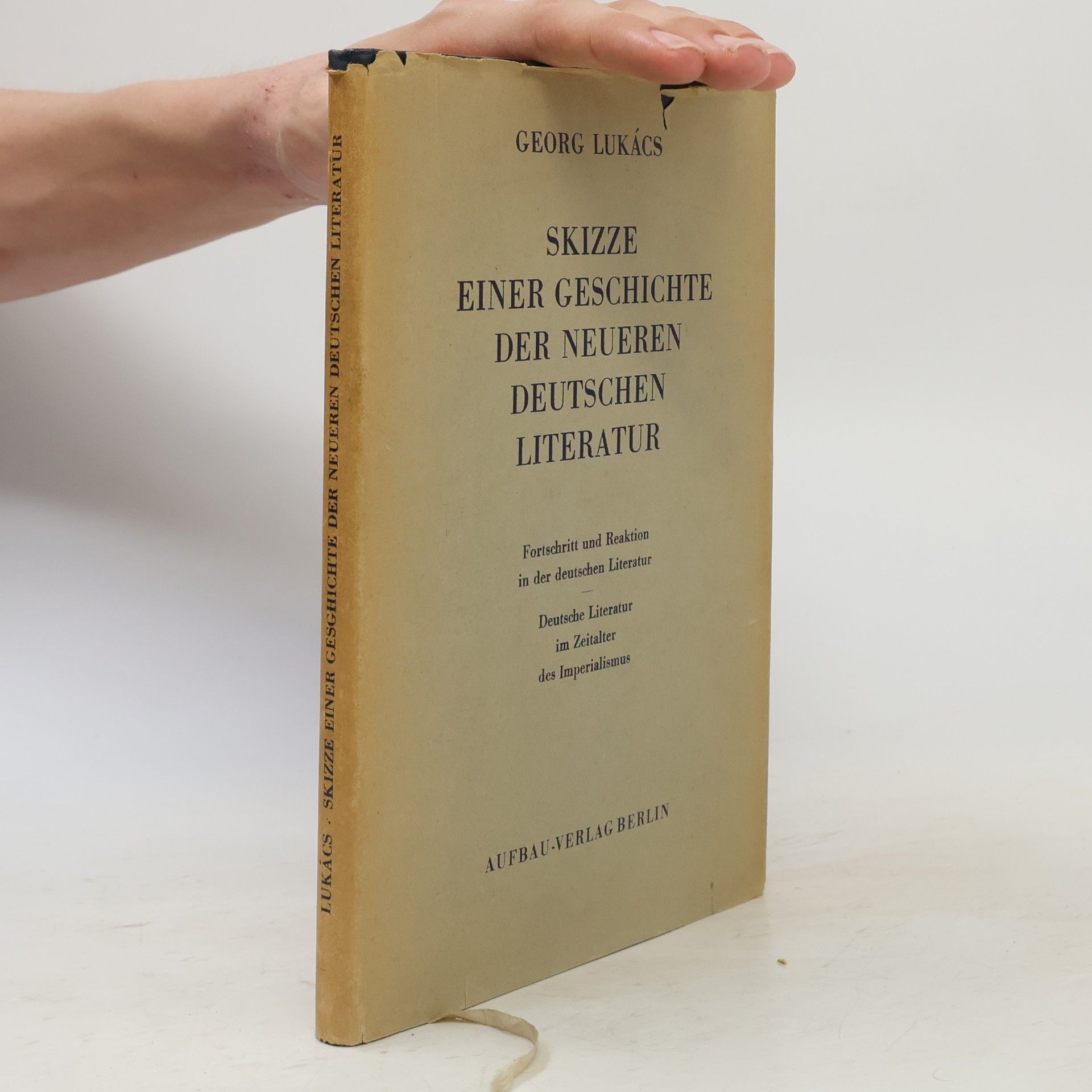 Georg Lukács Skizze einer Geschichte der neueren deutschen Literatur