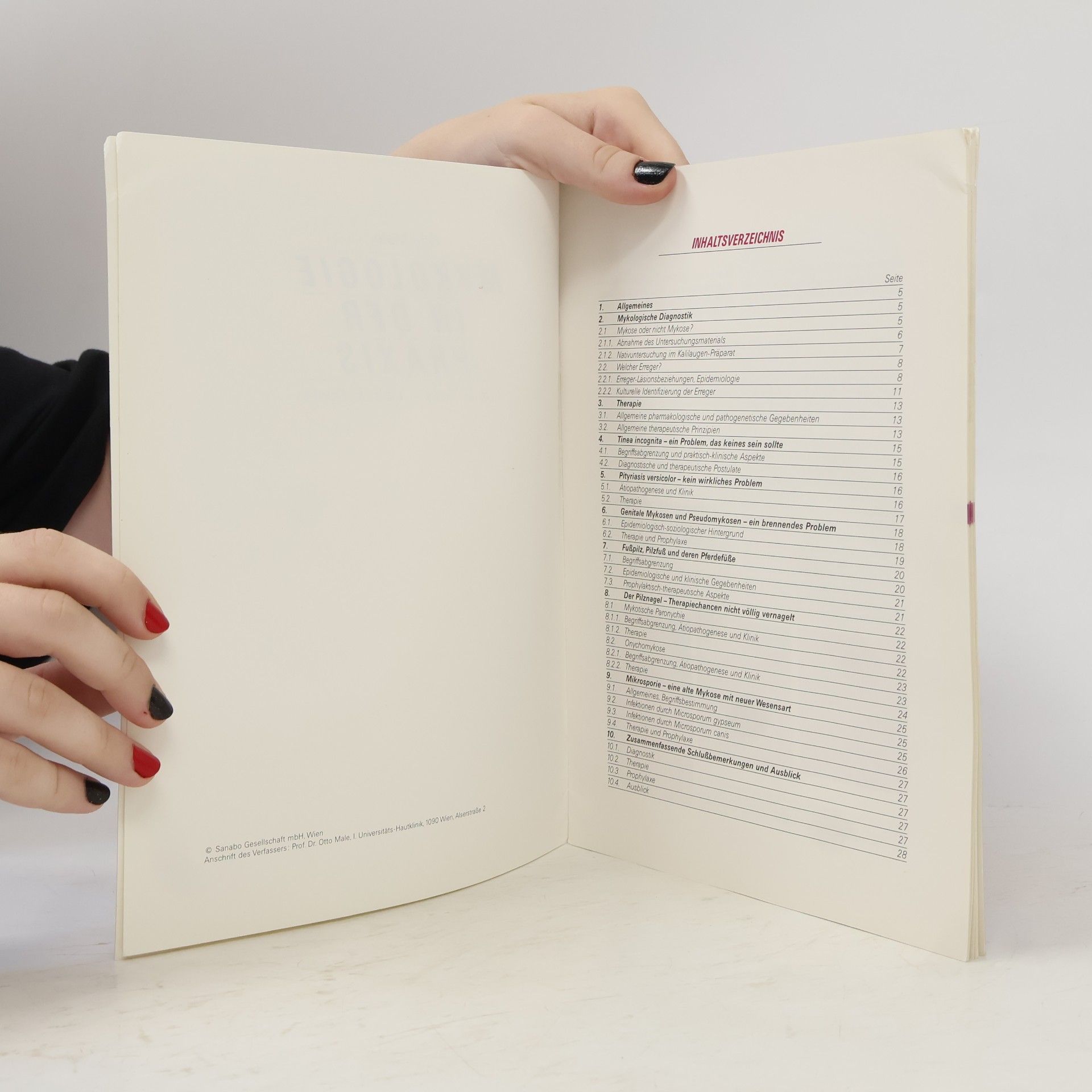 Otto Mohr Mykologie in der Praxis