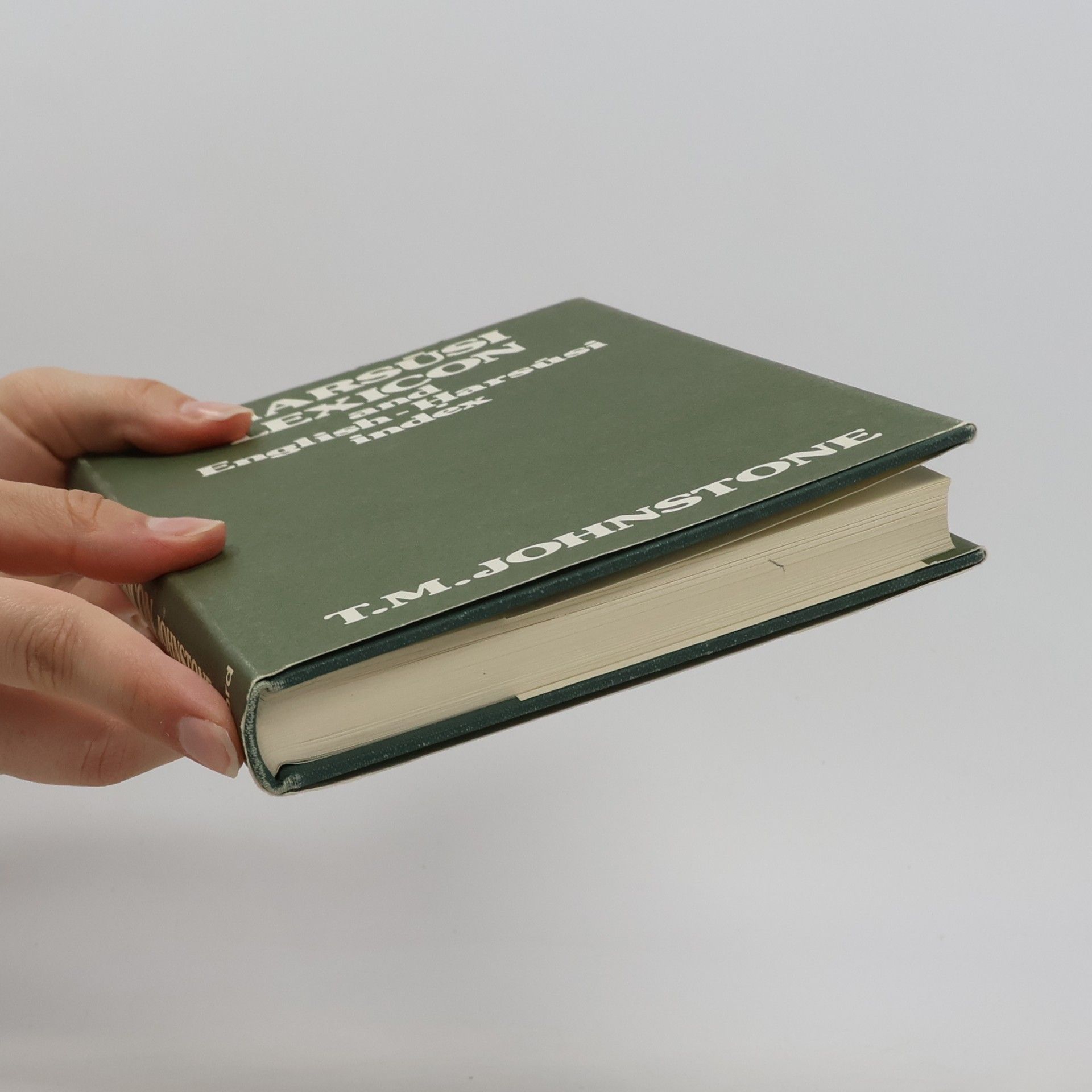 Thomas M. Johnstone Harsusi Lexicon and English-Harsusi Word-List