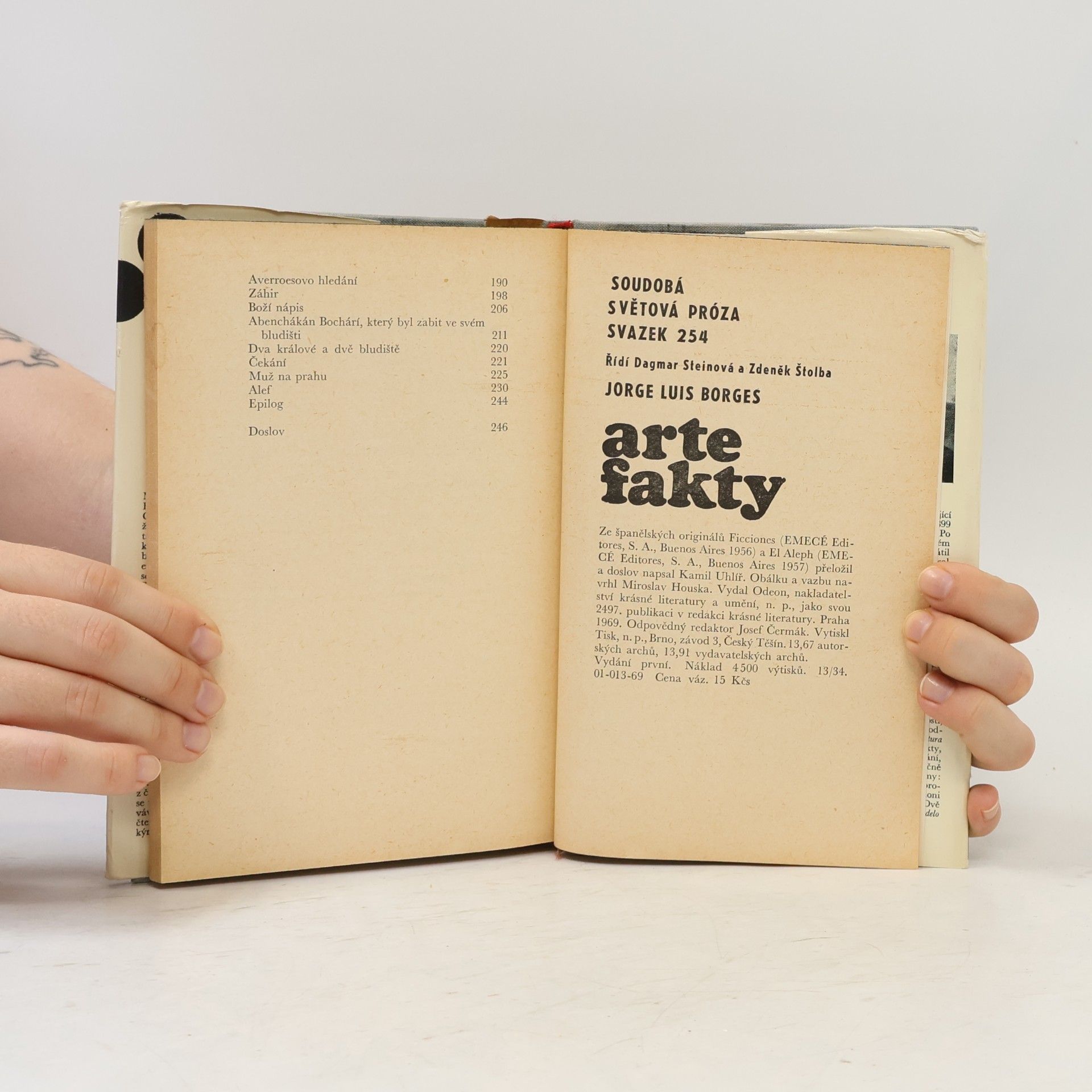 Jorge Luis Borges Artefakty