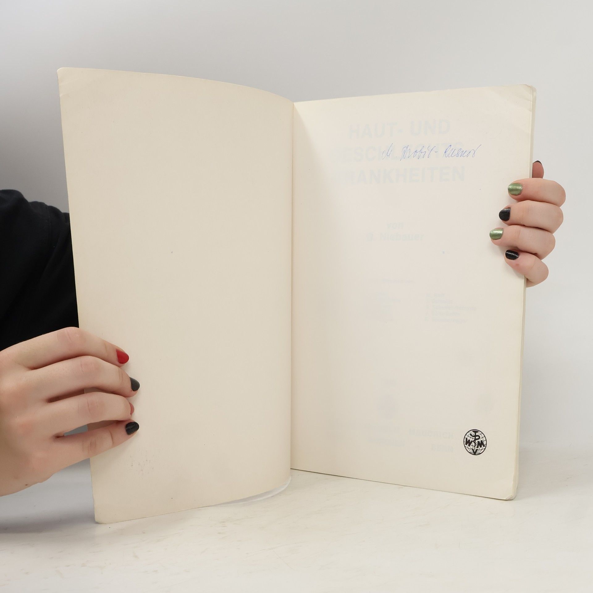 Gustav Niebauer Haut- und Geschlechtskrankheiten