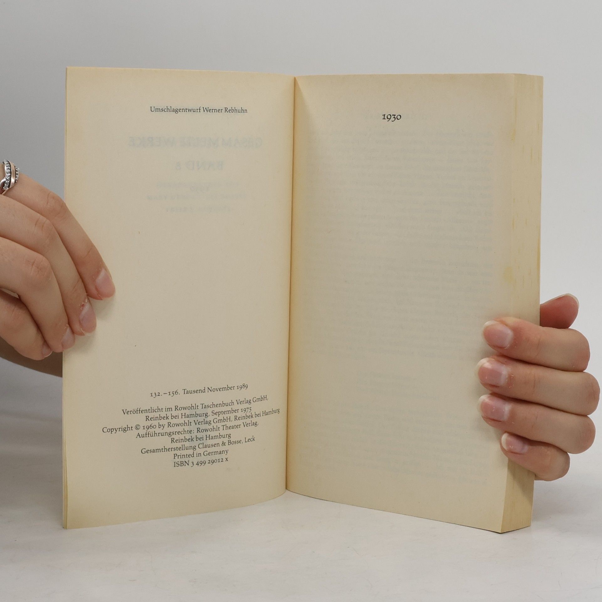 Kurt Tucholsky Gesammelte Werke 8: 1930