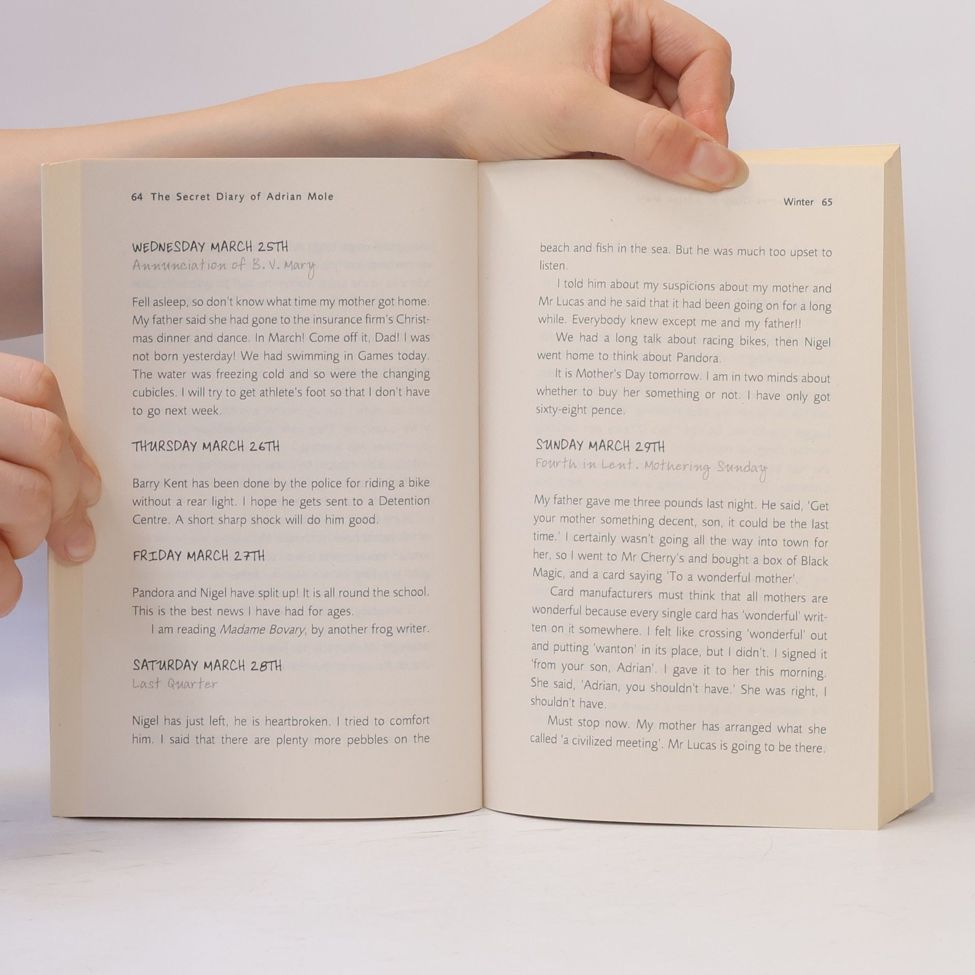 Sue Townsend The Secret Diary of Adrian Mole Aged 13 3/4