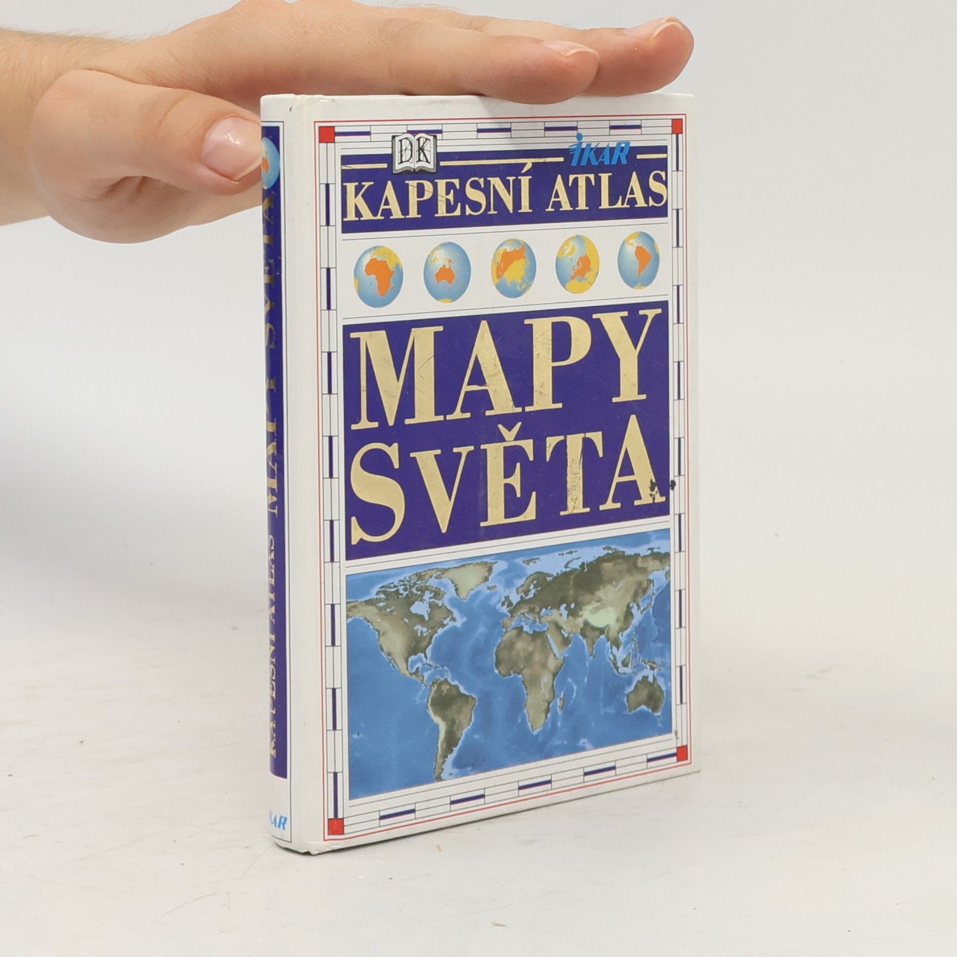 Mapy světa kapesní atlas