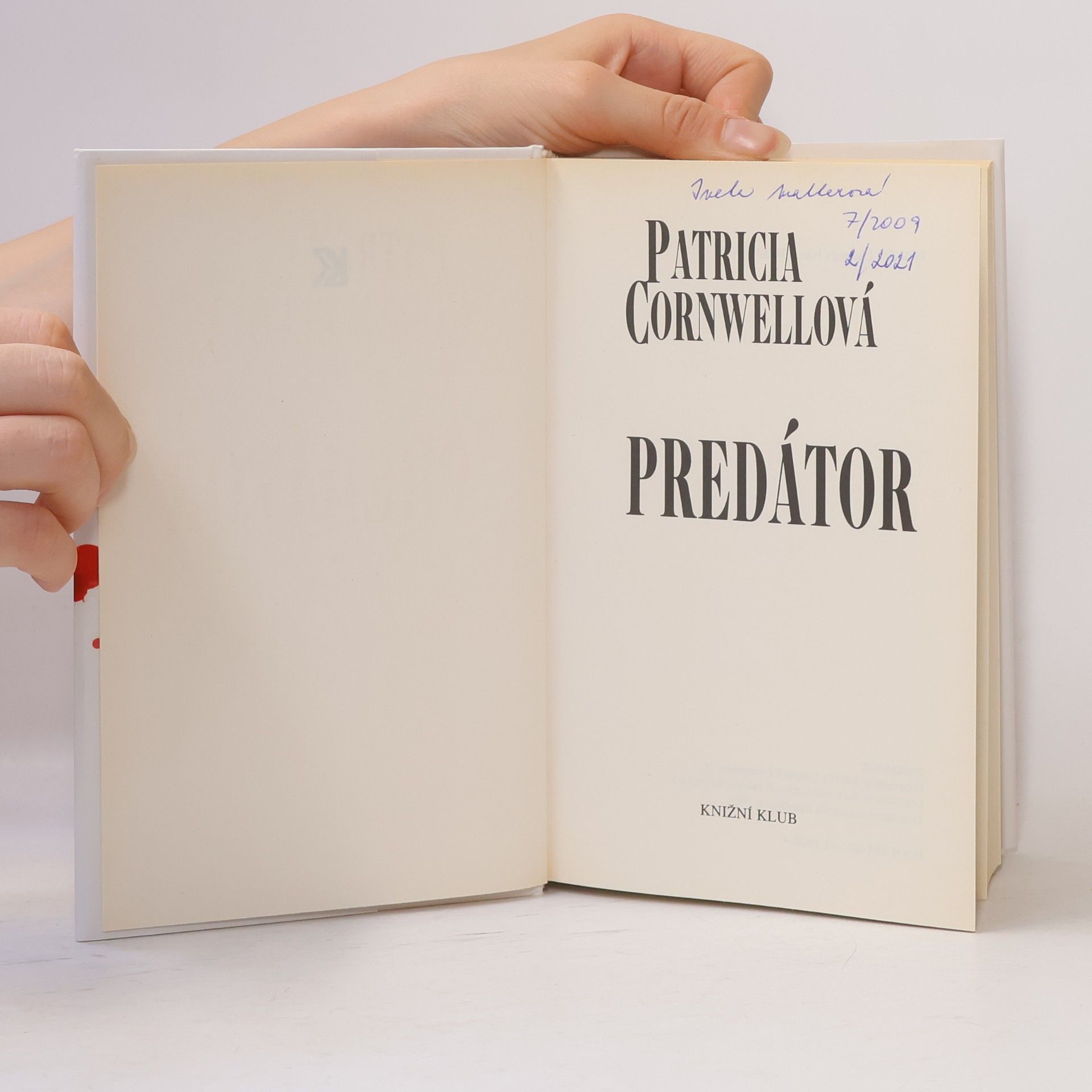 Patricia Cornwell Predátor