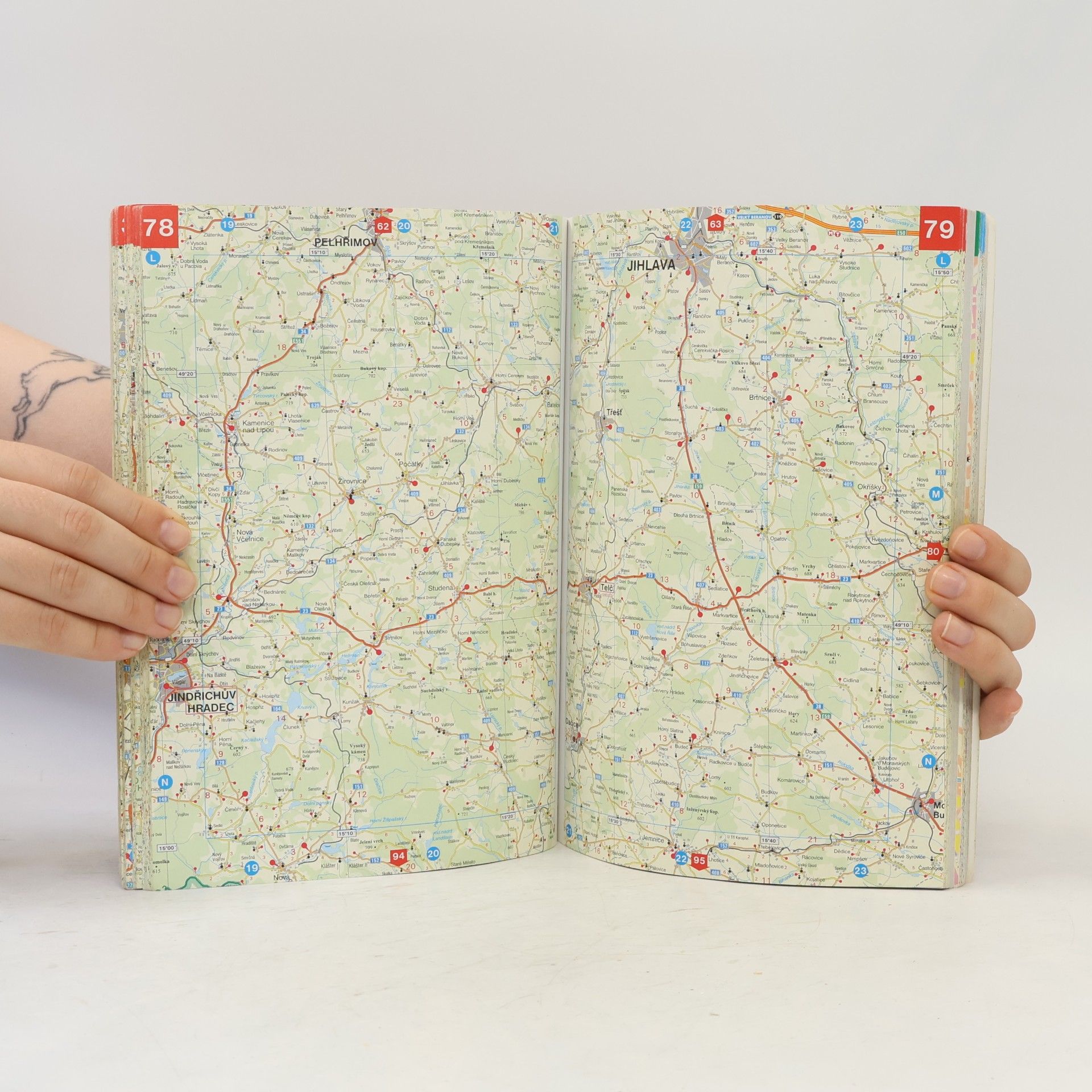 Kolektiv autorů Česká republika autoatlas 1:200000. Evropa
