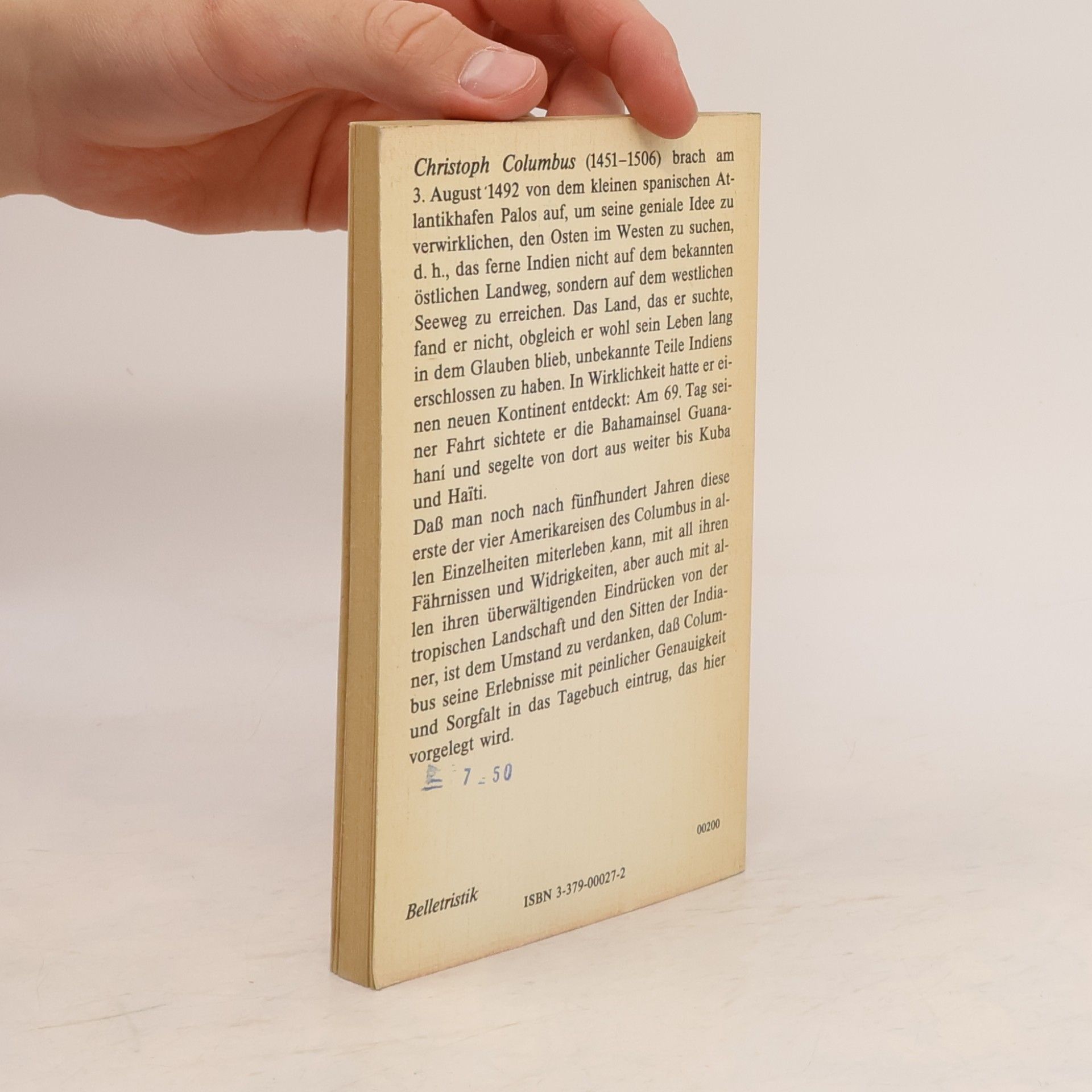 Cristoforo Colombo Schiffstagebuch
