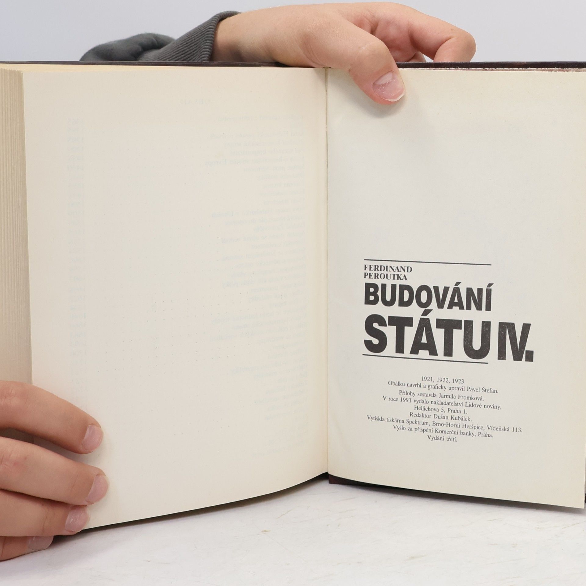 Ferdinand Peroutka Budování státu IV.