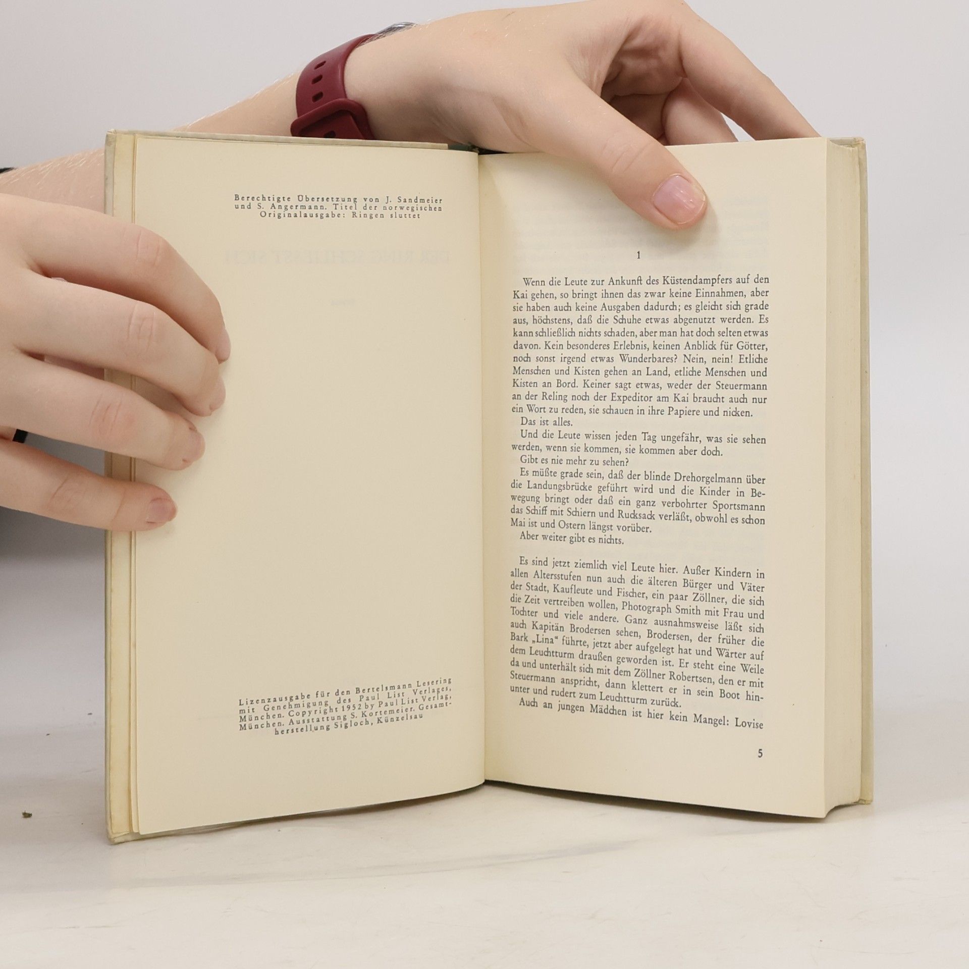 Knut Hamsun Der Ring schliesst sich