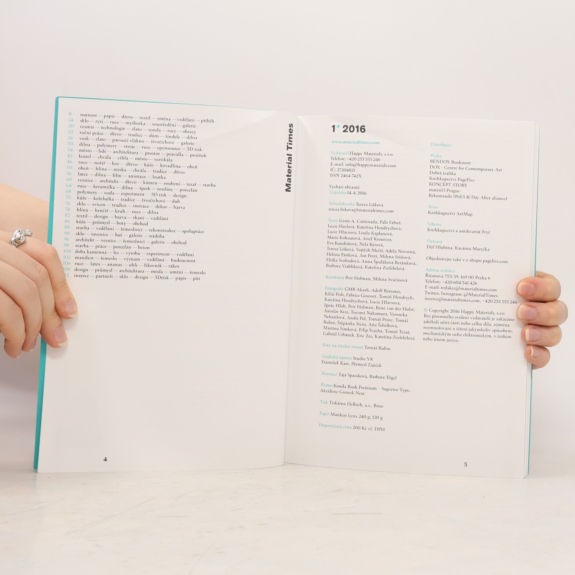 Tereza Lišková Material Times 1/2016