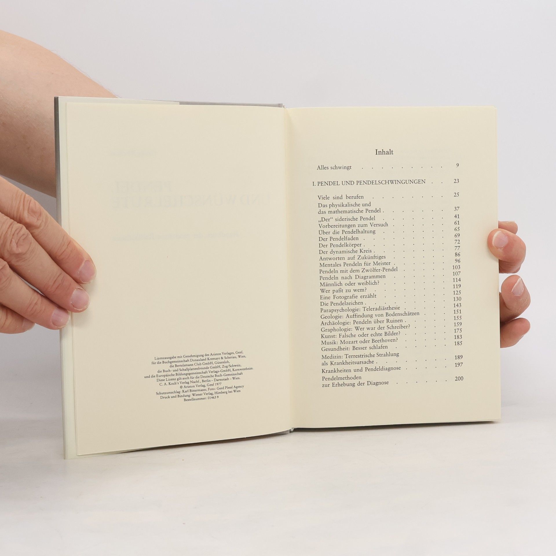 Georg Kirchner Pendel und Wünschelrute