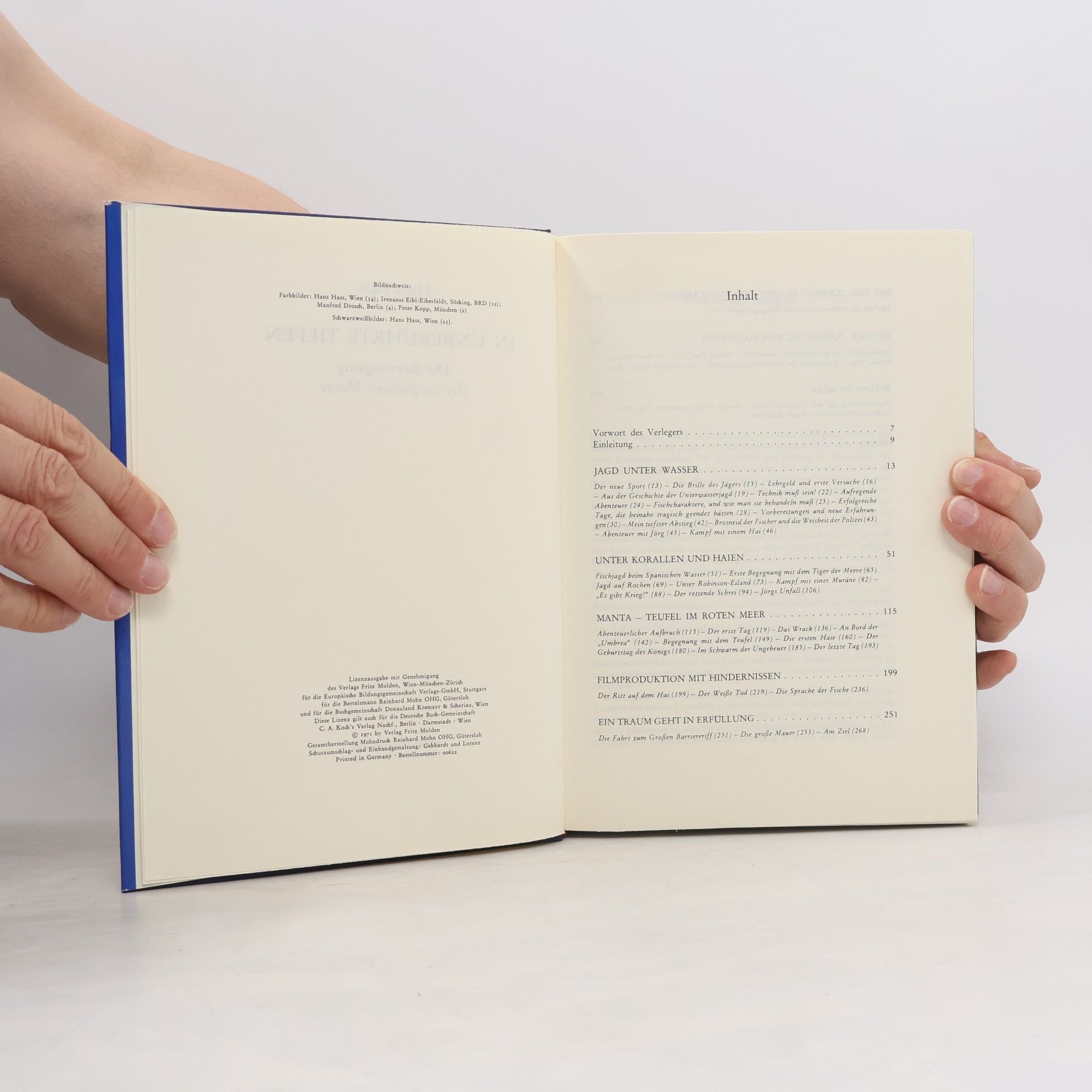 Hans Hass In unberührte Tiefen