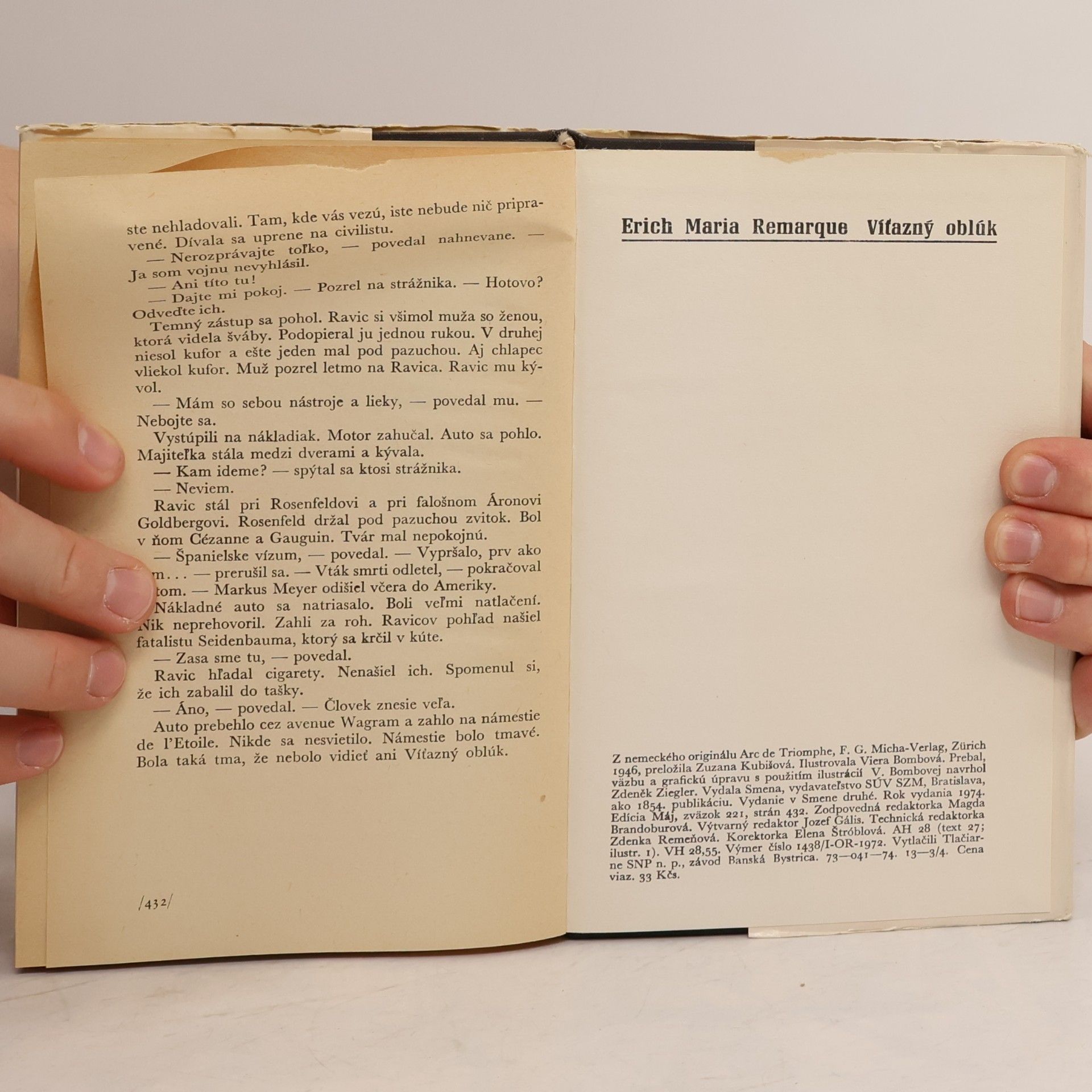 Erich Maria Remarque Víťazný oblúk