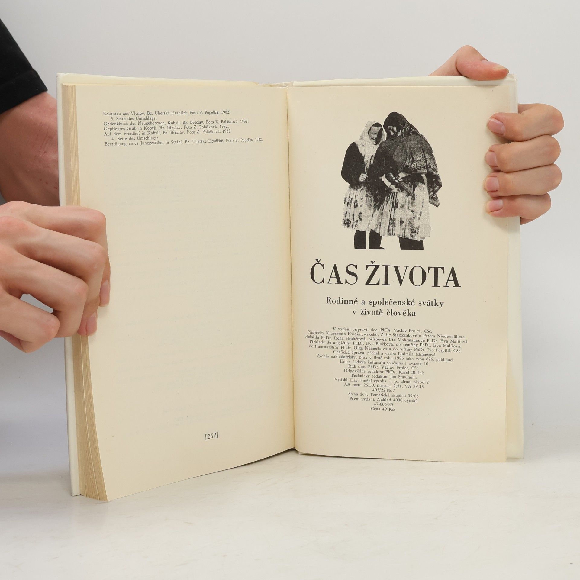 Václav Frolec Čas života. Rodinné a společenské svátky v životě člověka