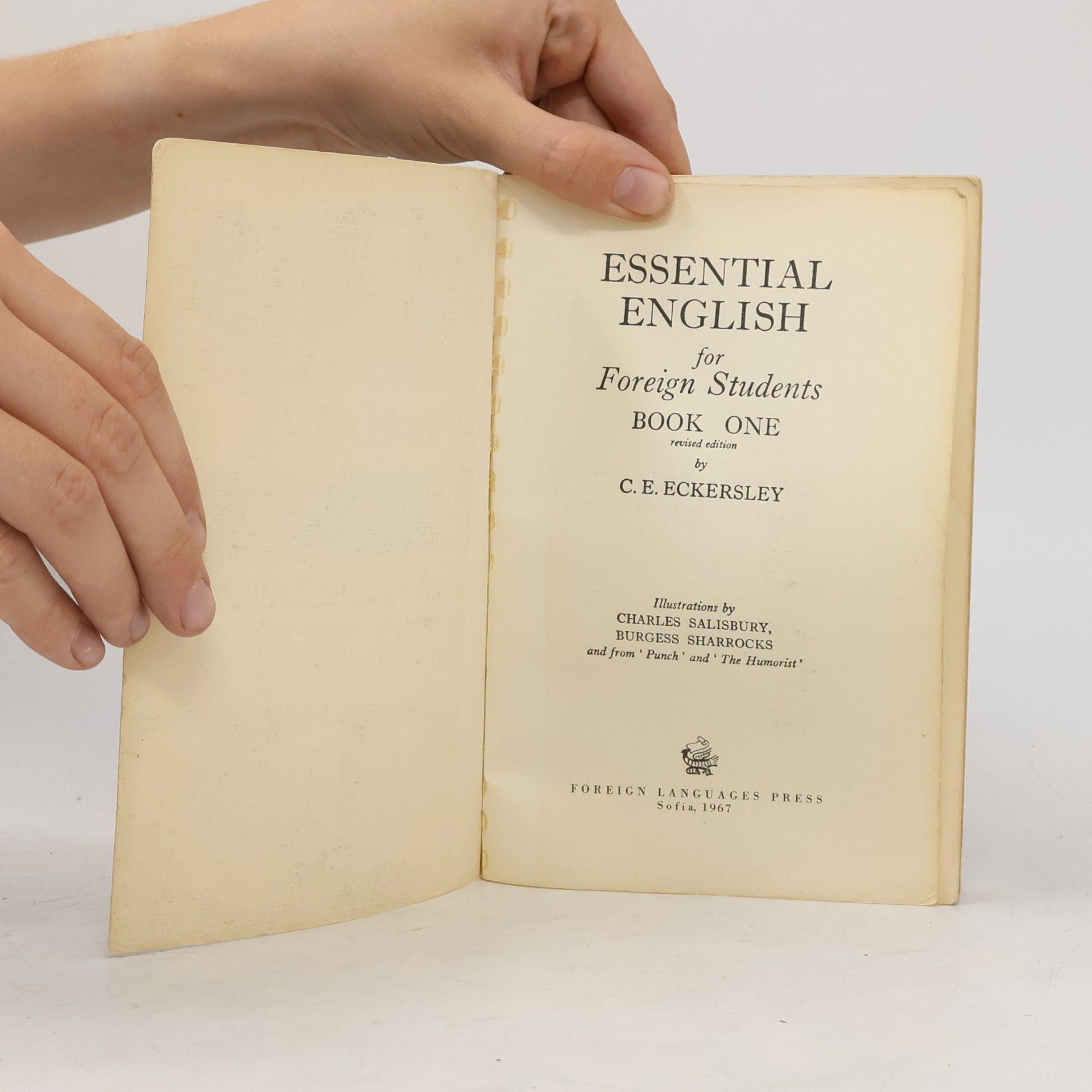 C. E. Eckersley Essential English. For Foreign Students. Book 1