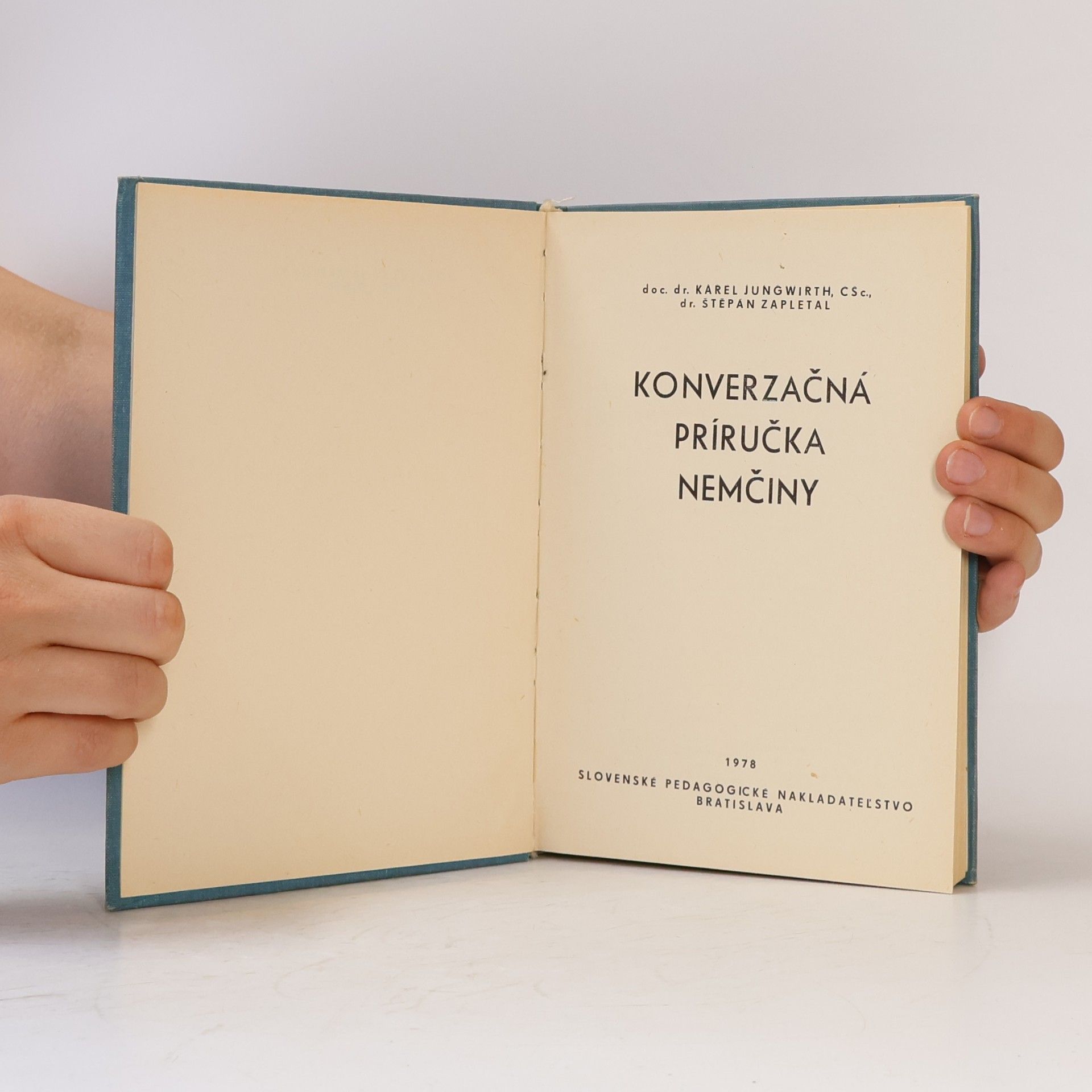 Karel Jungwirth Konverzačná príručka nemčiny