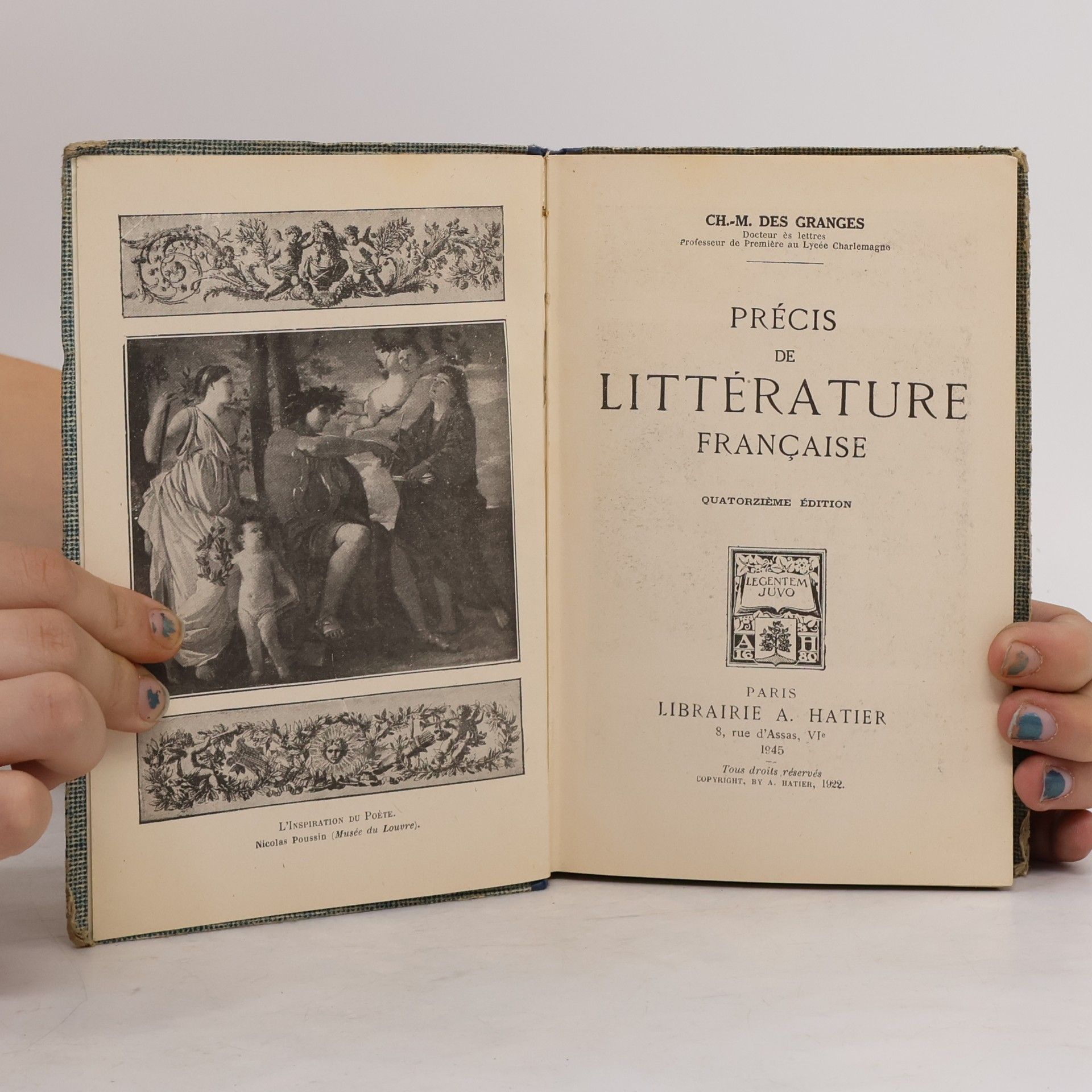 Charles Marc Des Granges Précis de littérature française
