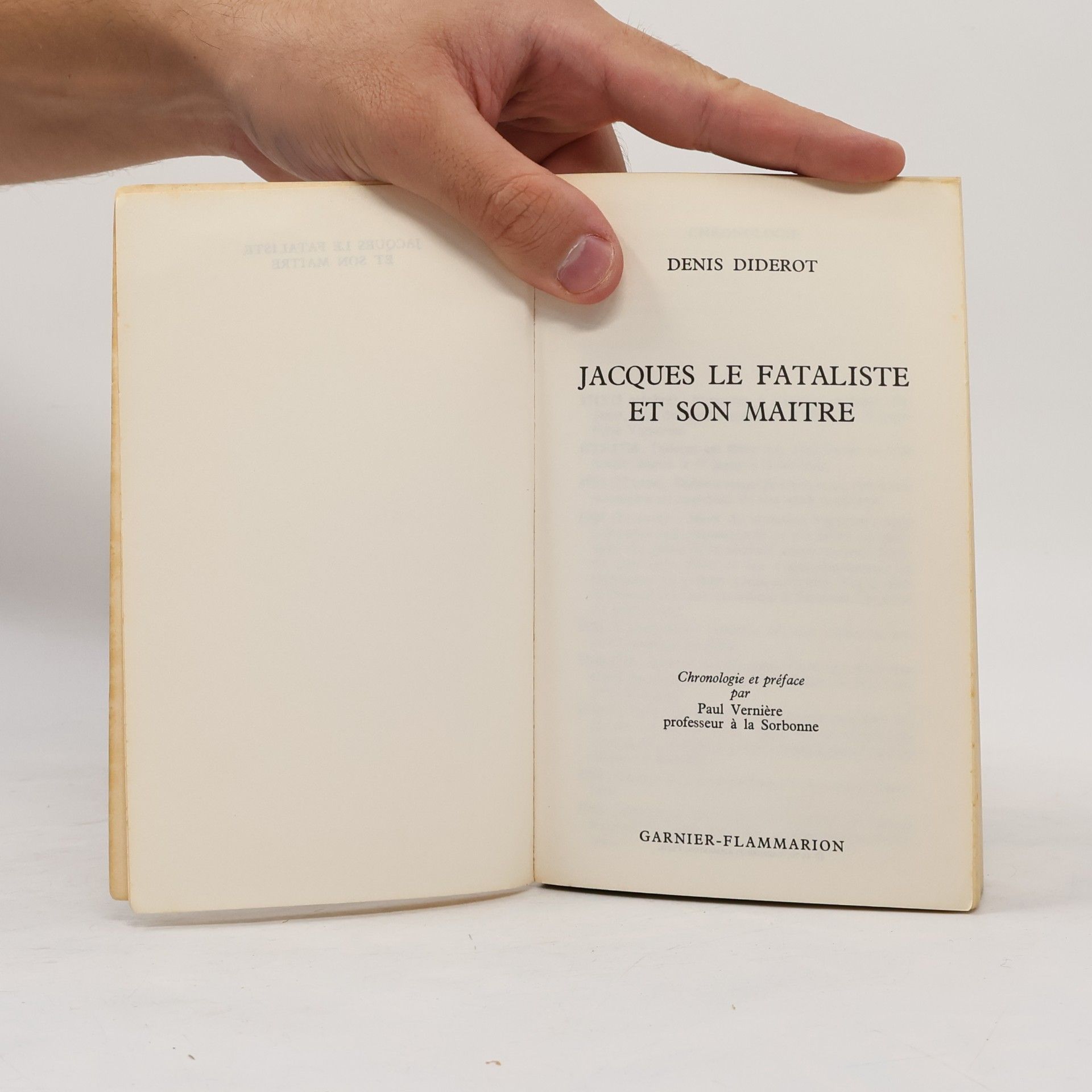 Denis Diderot Jacques le fataliste