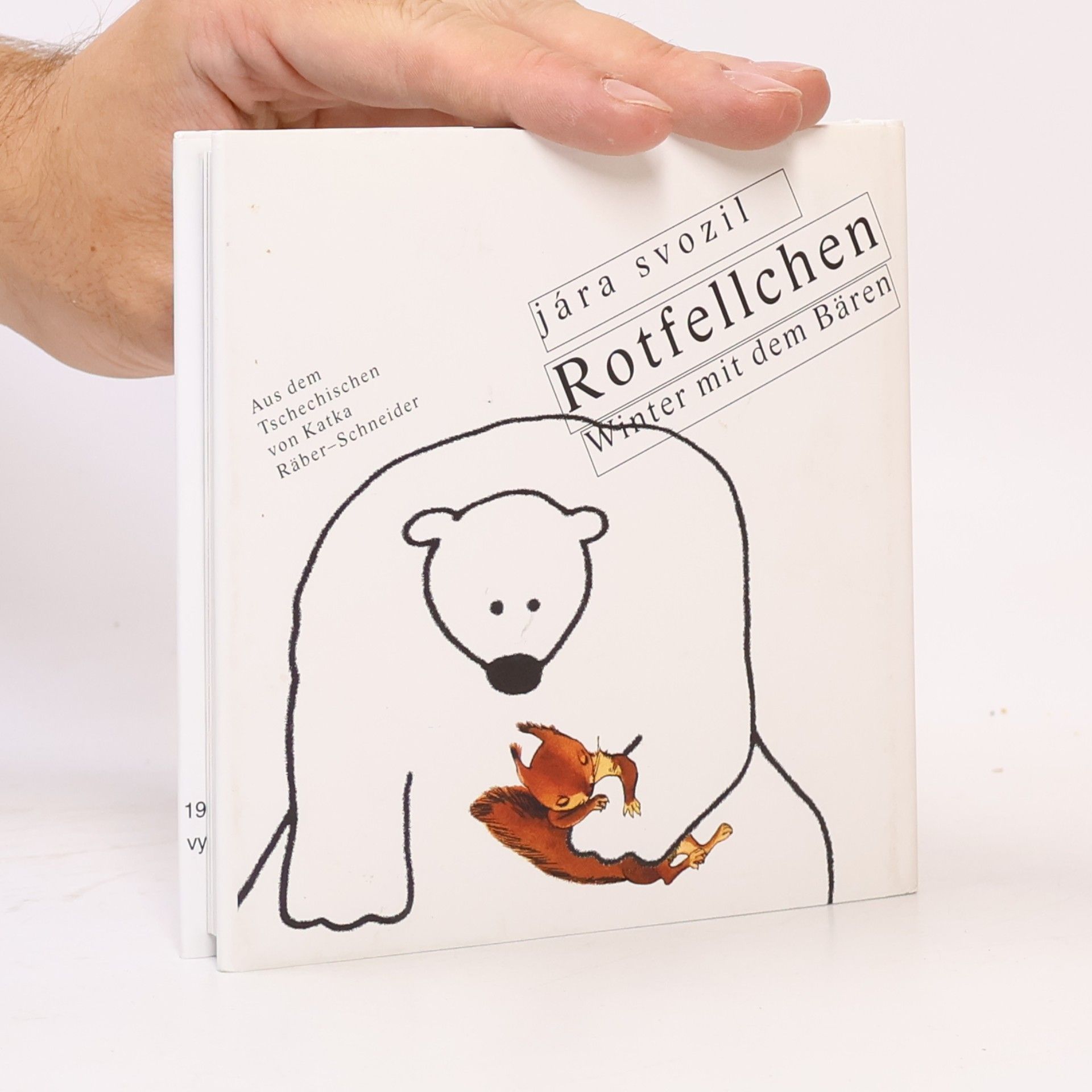 Jára Svozil Zrzečka, Zima s medvědem / Rotfellchen, Winter mit dem Bären