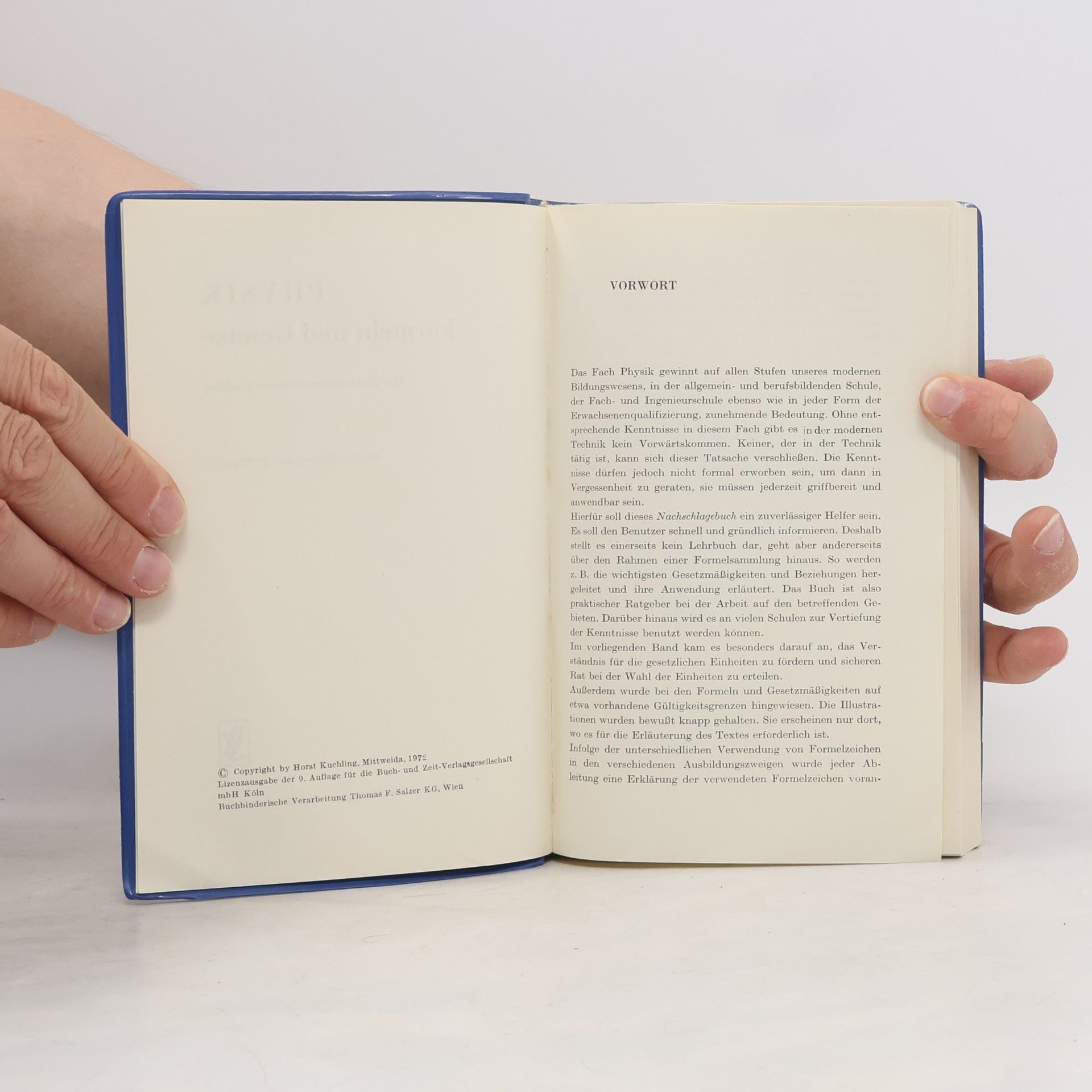 Autorenkollektiv Physik Formeln und Gesetze
