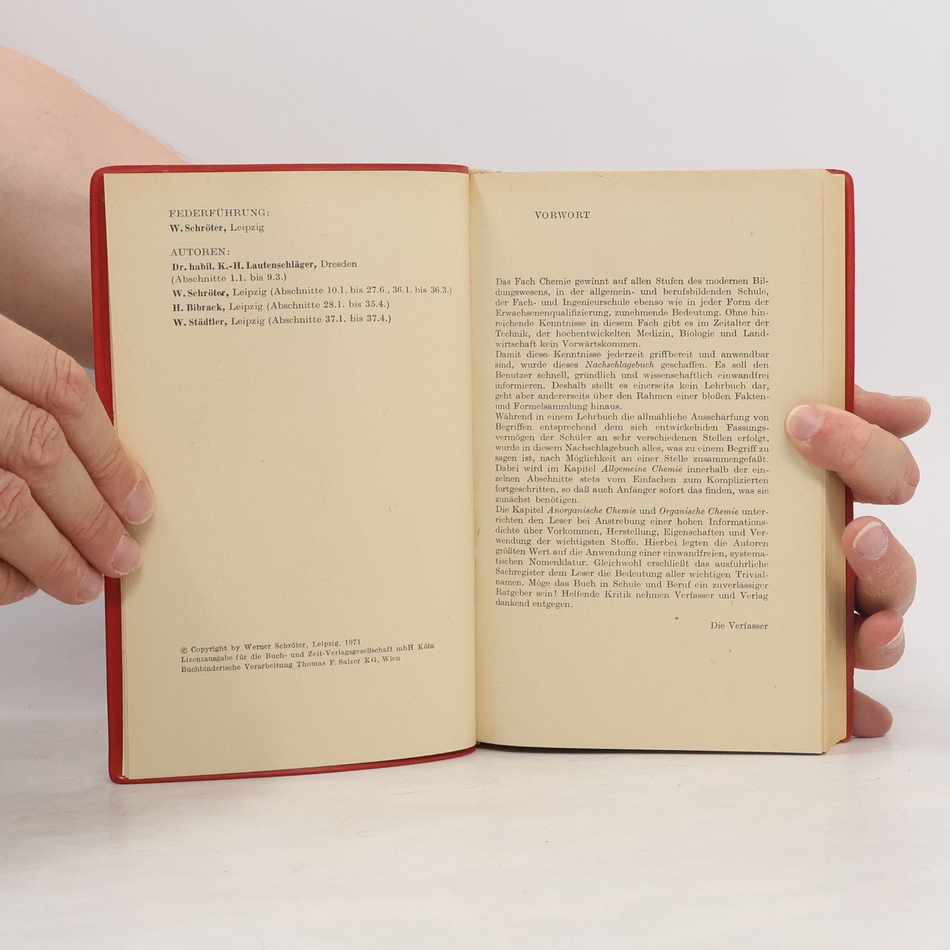 Various authors Chemie. Fakten und Gesetze