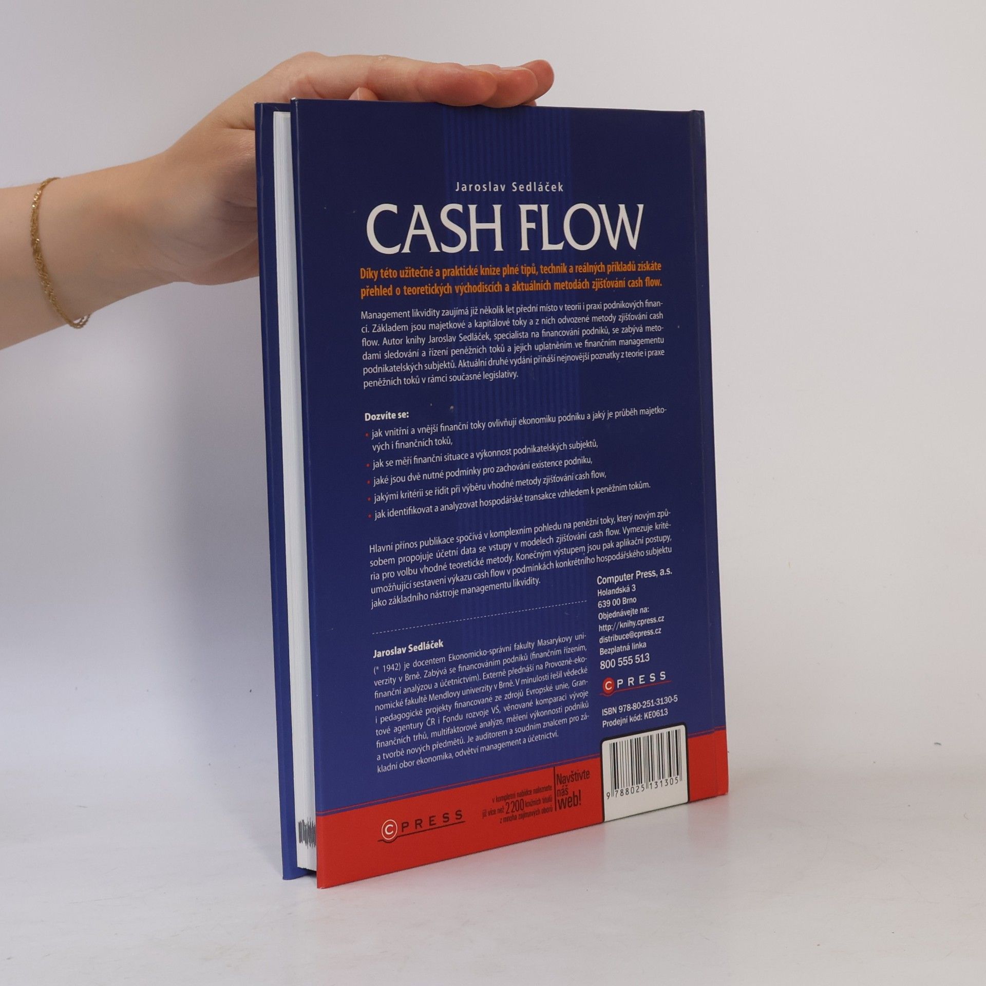 Jaroslav Sedláček Cash flow