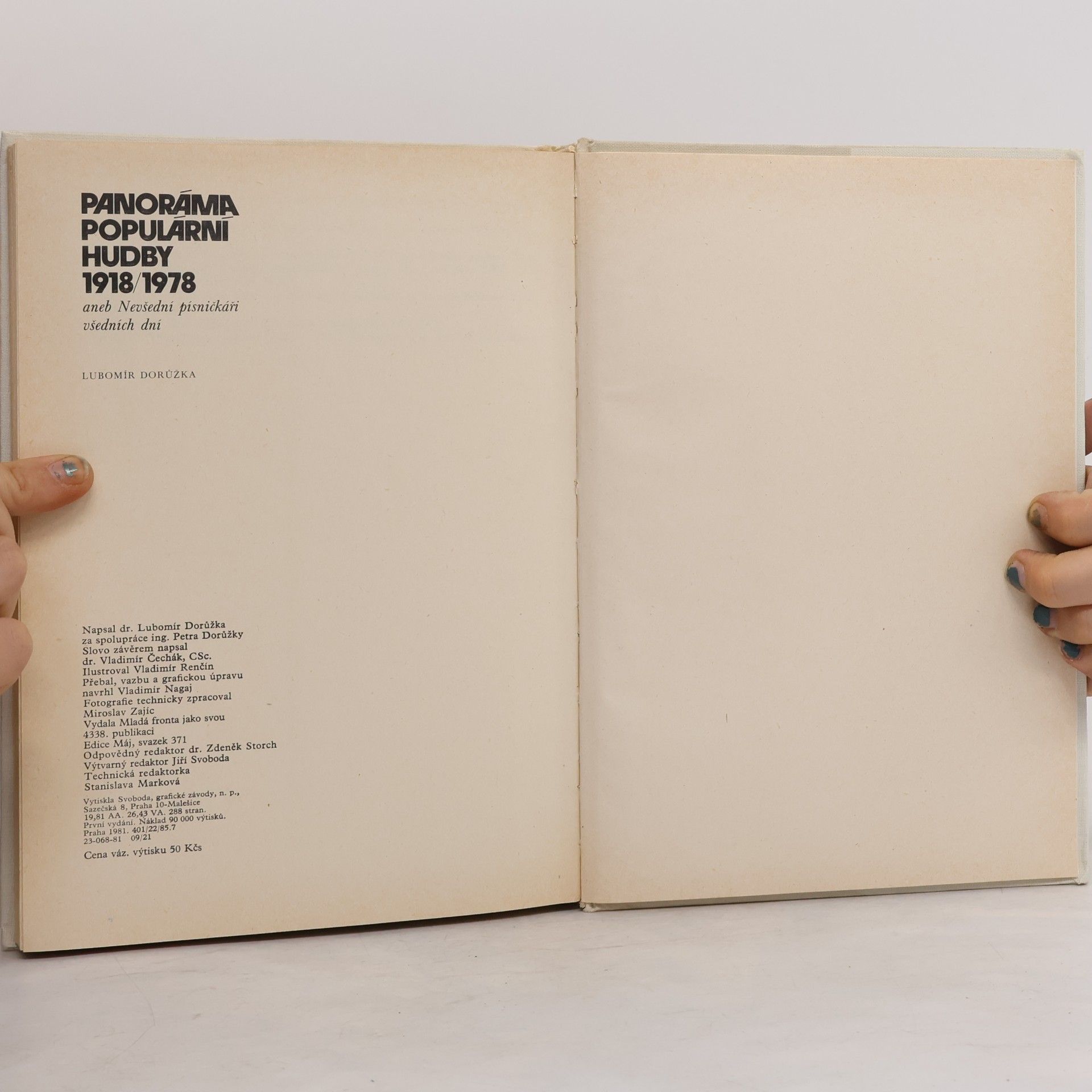 Lubomír Dorůžka Panoráma populární hudby 1918/1978