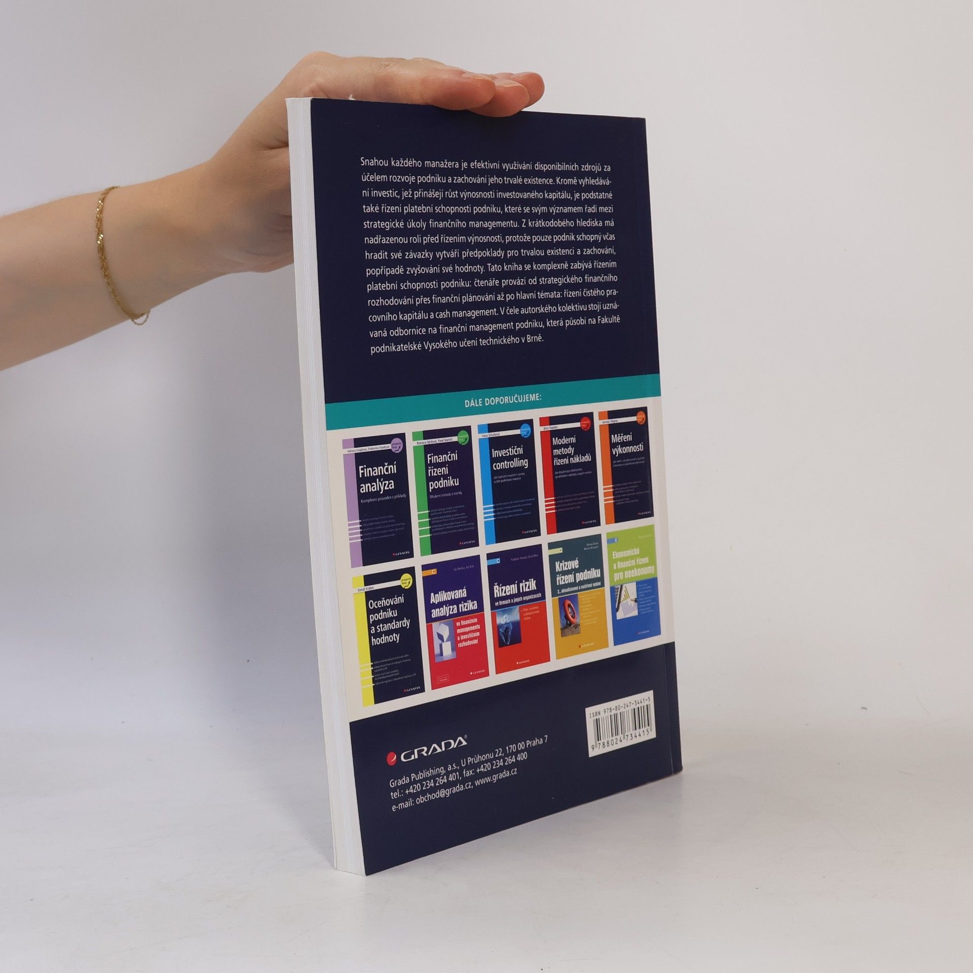 Romana Čižinská Řízení platební schopnosti podniku