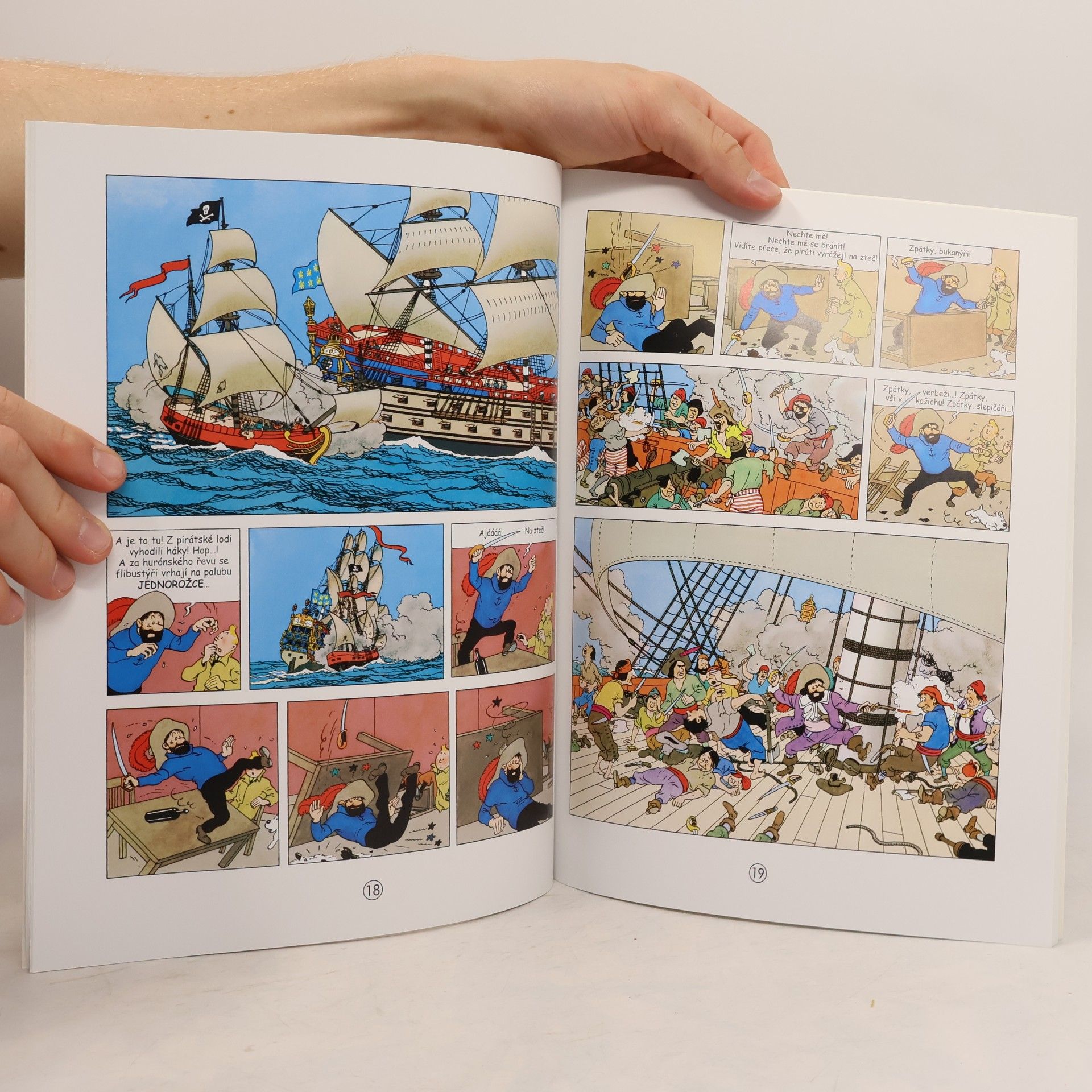Hergé Tajemství Jednorožce