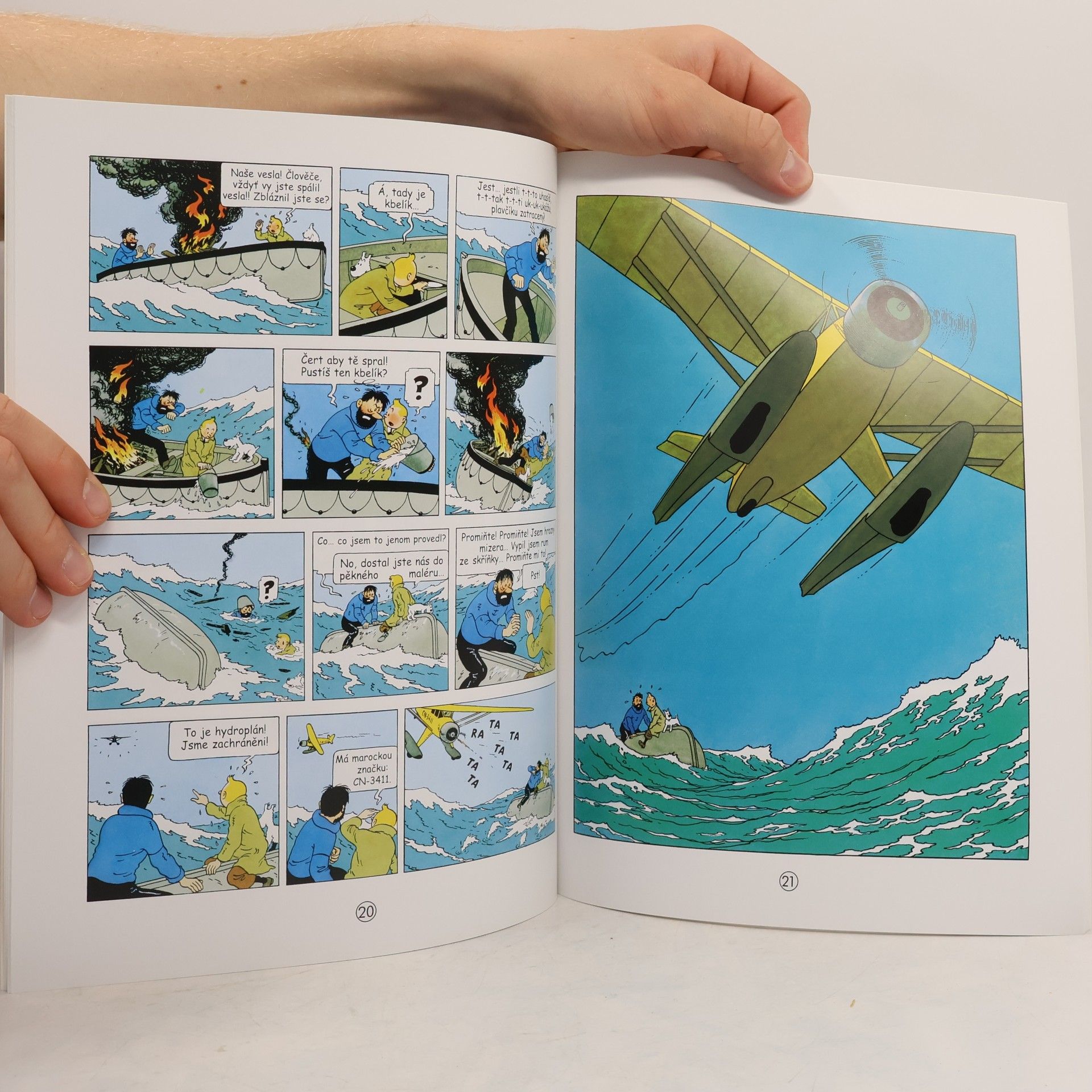 Hergé Krab se zlatými klepety