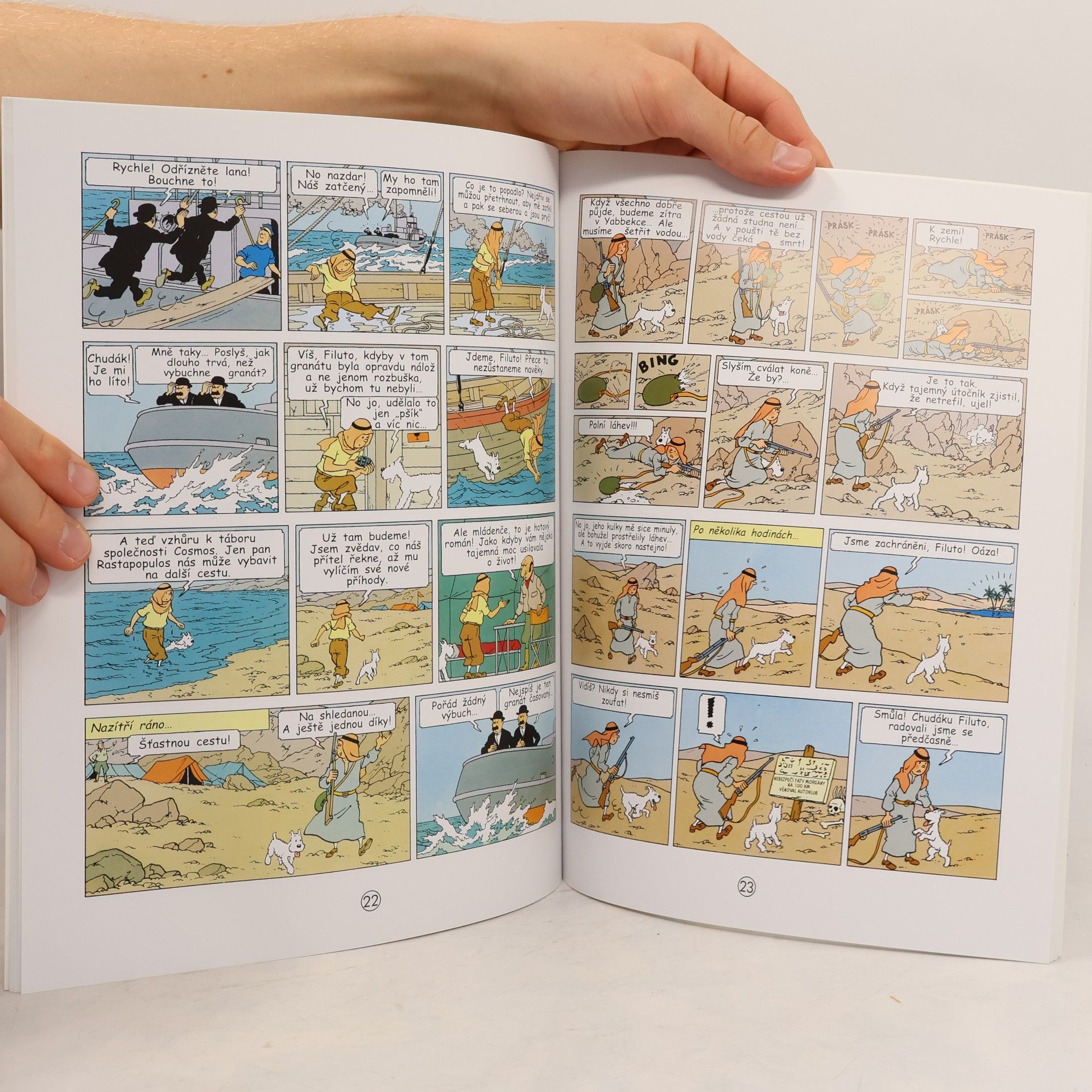 Hergé Tintinova dobrodružství. Faraonovy doutníky