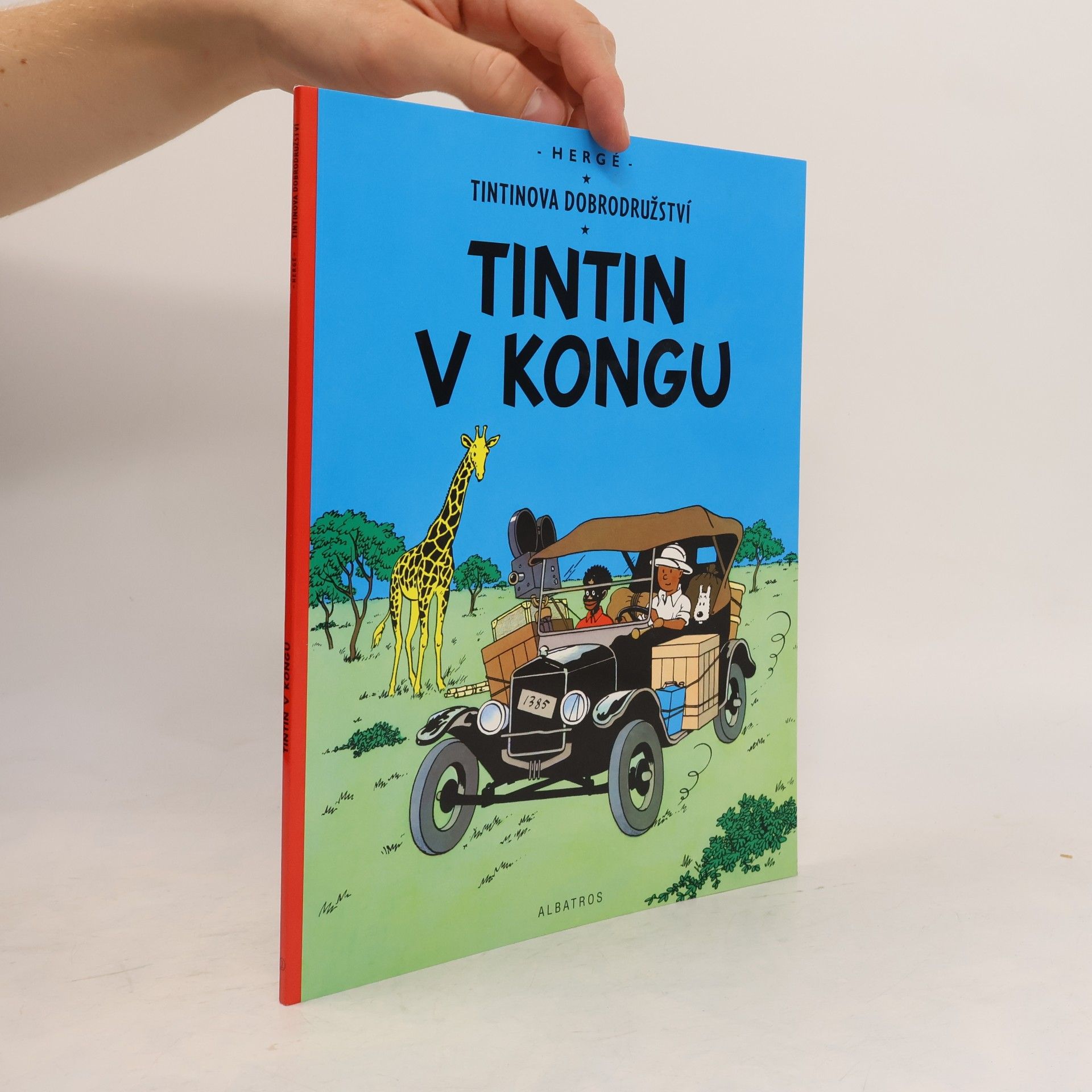 Hergé Tintin v Kongu
