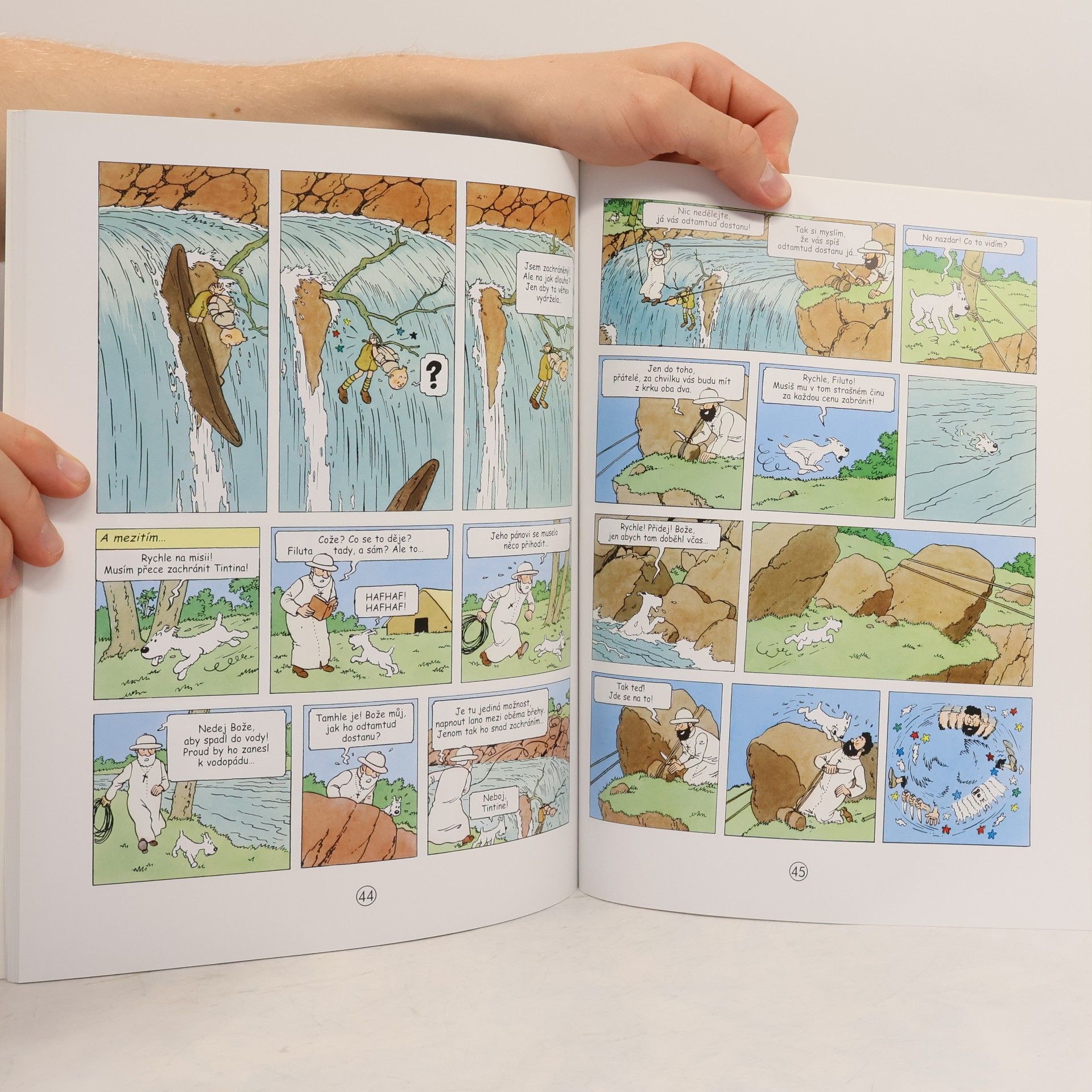Hergé Tintin v Kongu