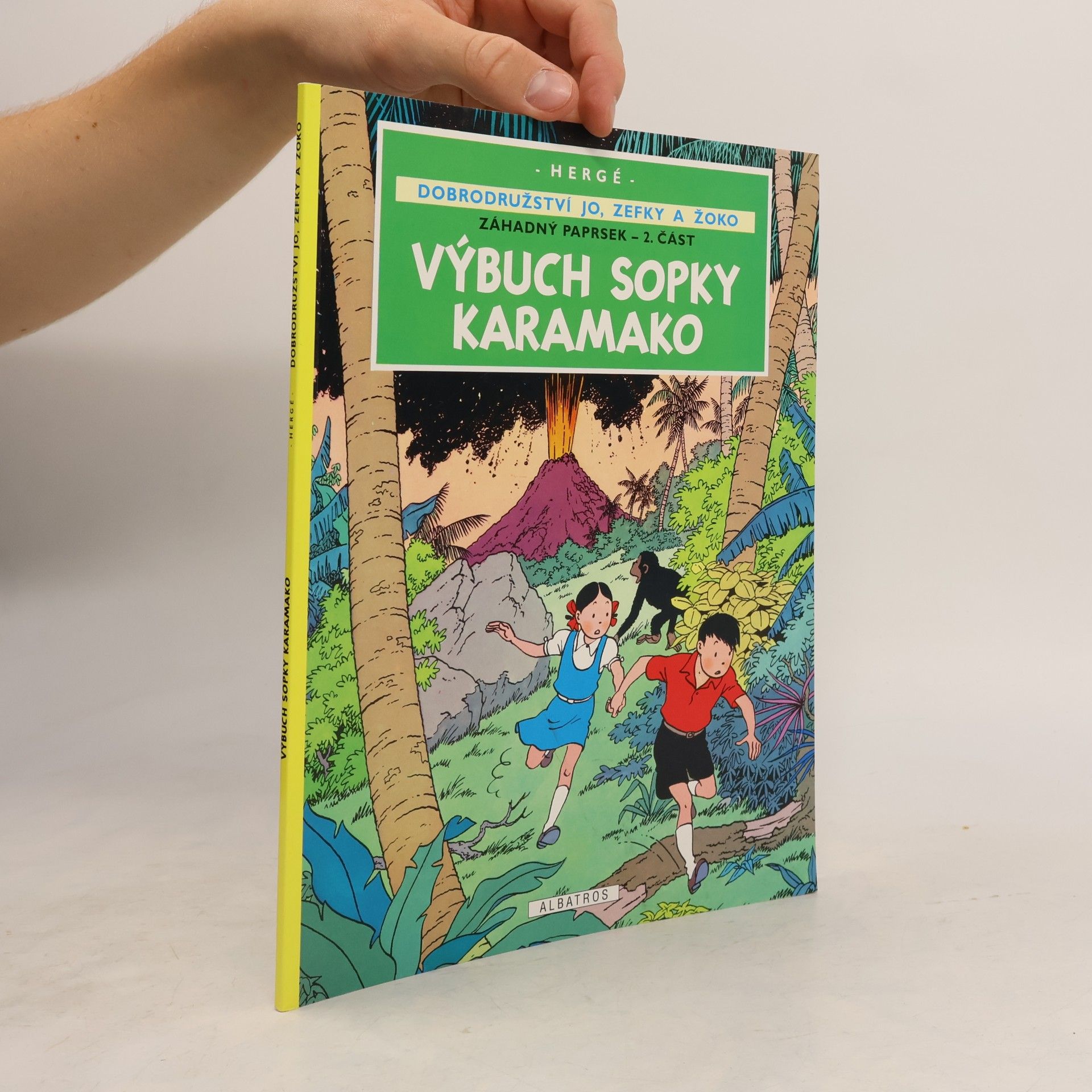 Hergé Výbuch sopky Karamako - Záhadný paprsek - 2. část