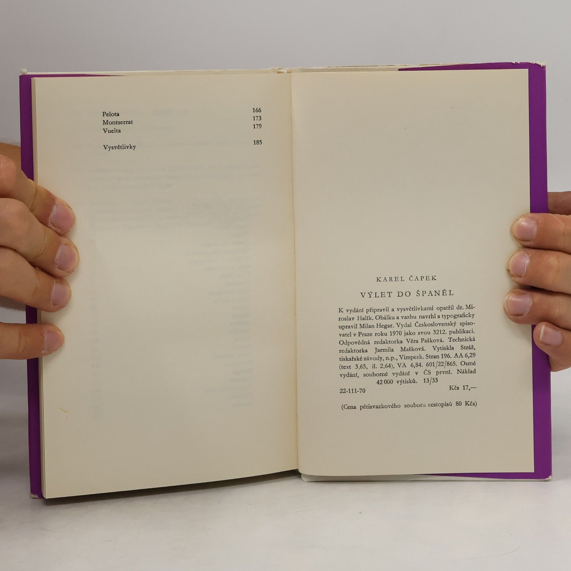 Karel Čapek Výlet do Španěl