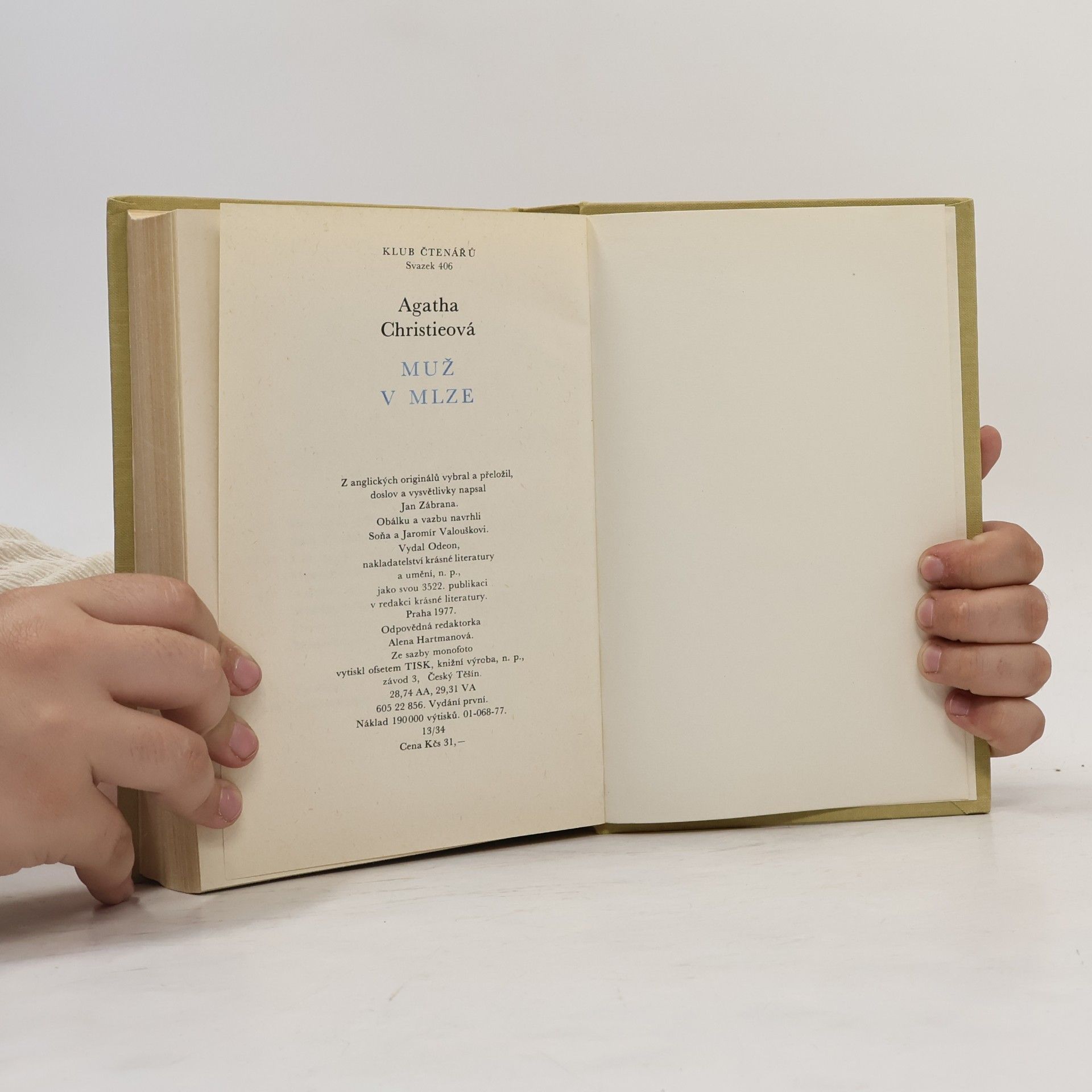 Agatha Christie Muž v mlze