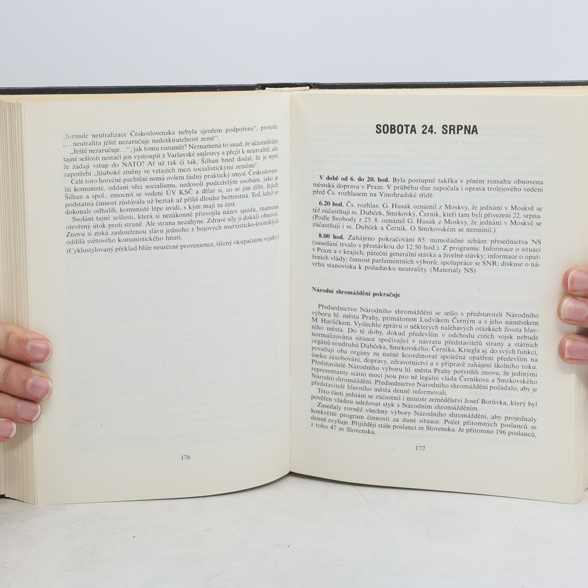 Vilém Prečan Sedm pražských dnů. 21.-27. srpen 1968