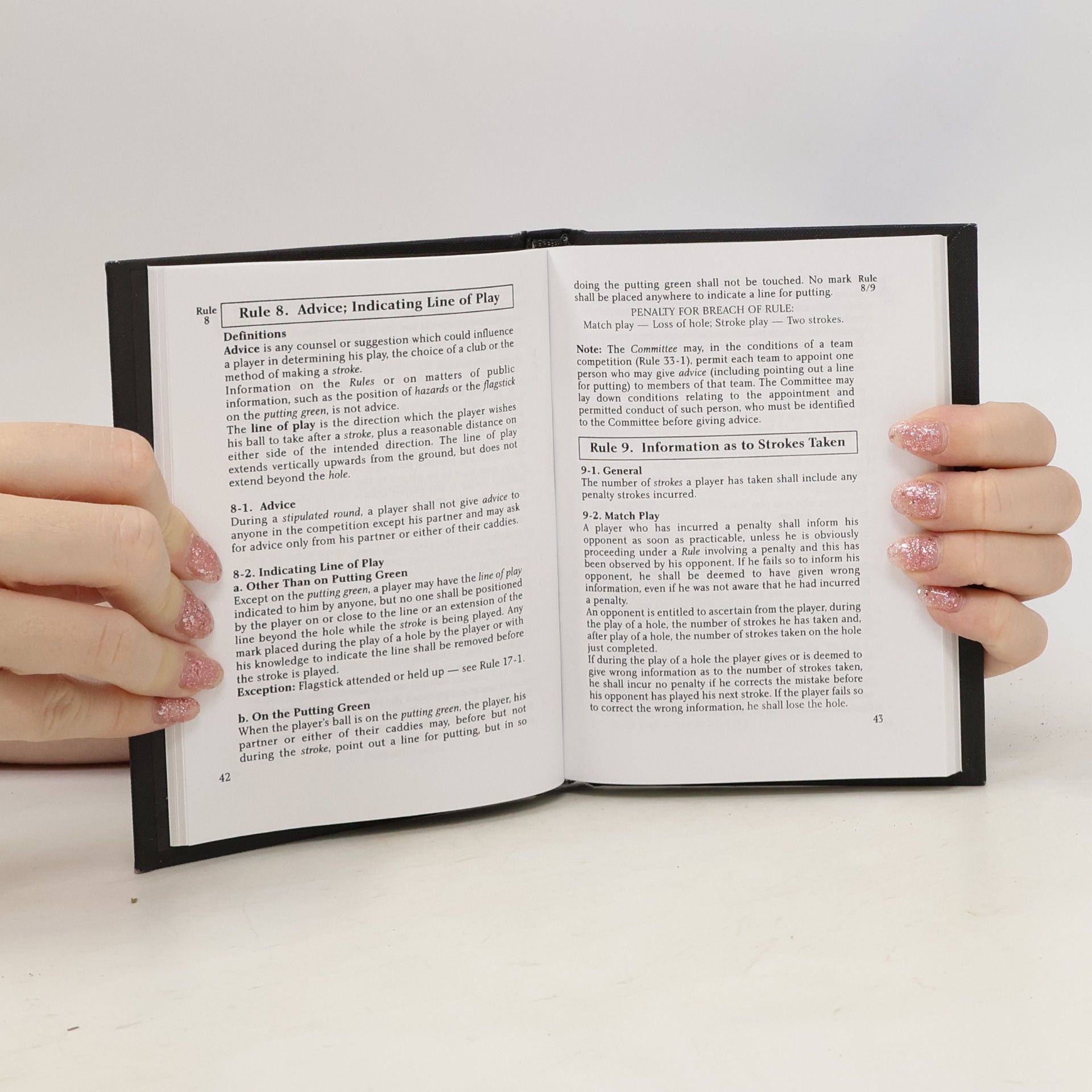 Various authors Rules of Golf