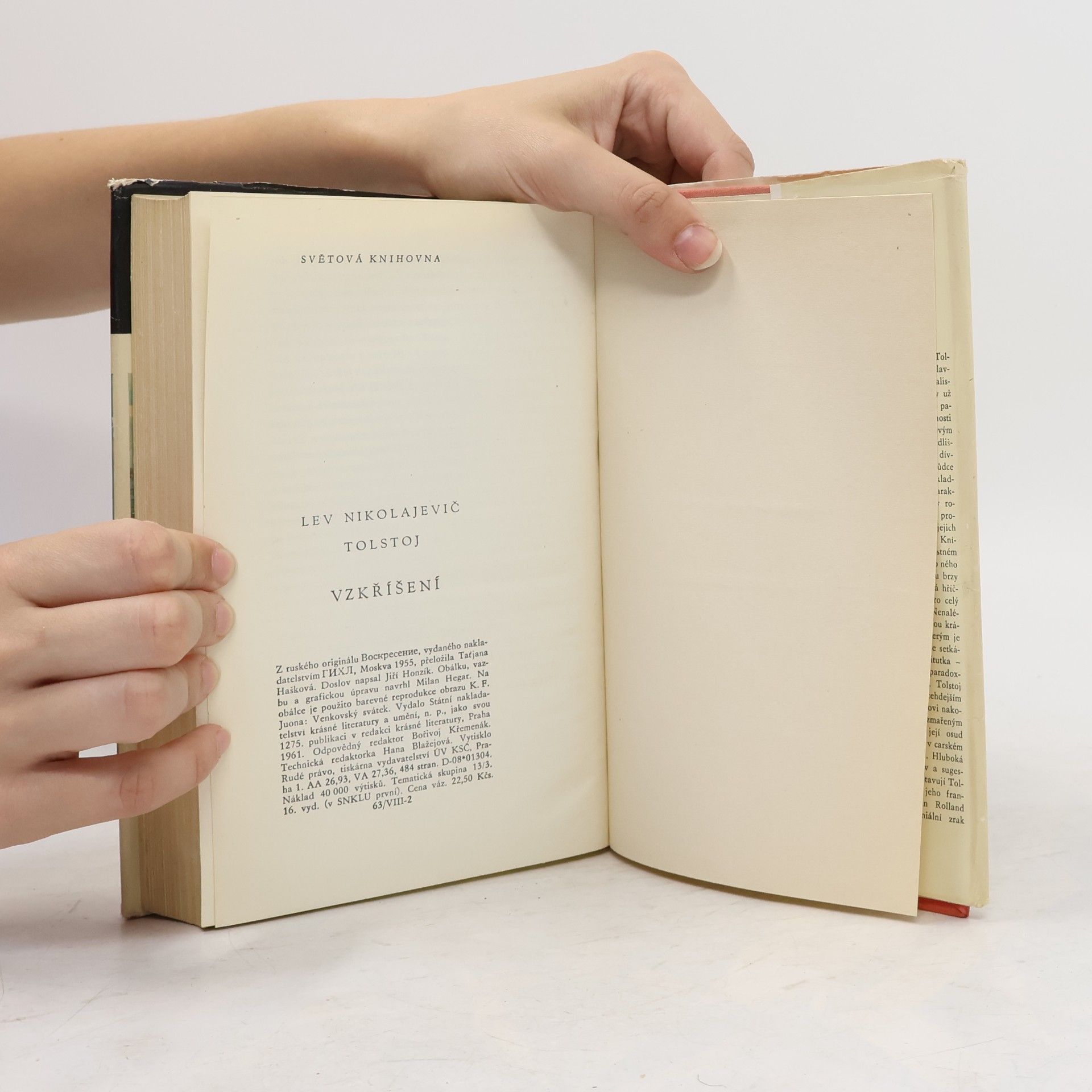 Lew Nikolajewitsch Tolstoi Vzkříšení