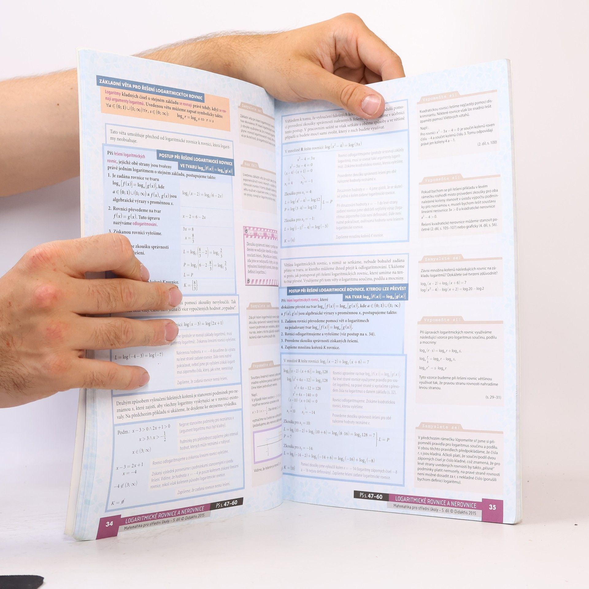 Michaela Cizlerová Matematika pro střední školy. 5. díl, Funkce II